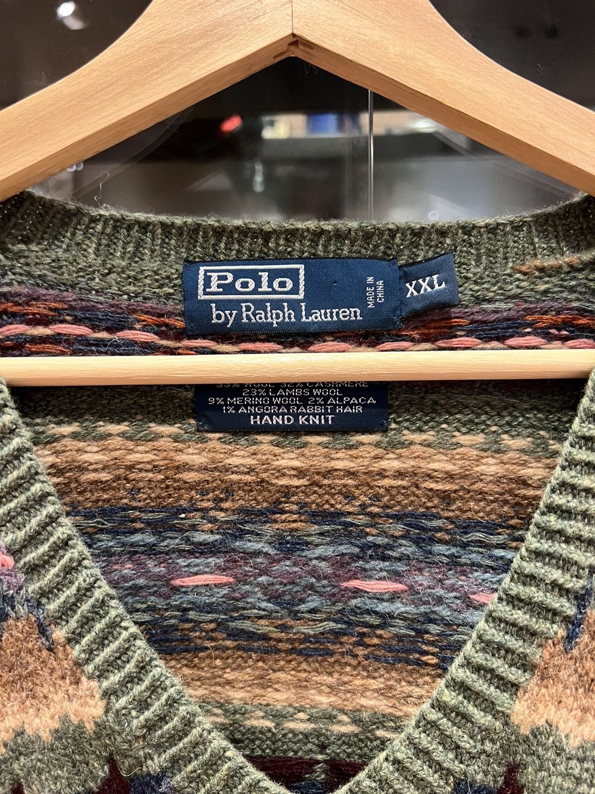 Polo Ralph Lauren Polo Ralph Lauren Hand Knit Wool Sweater Size US XXL / EU 58 / 5 - 3 Thumbnail