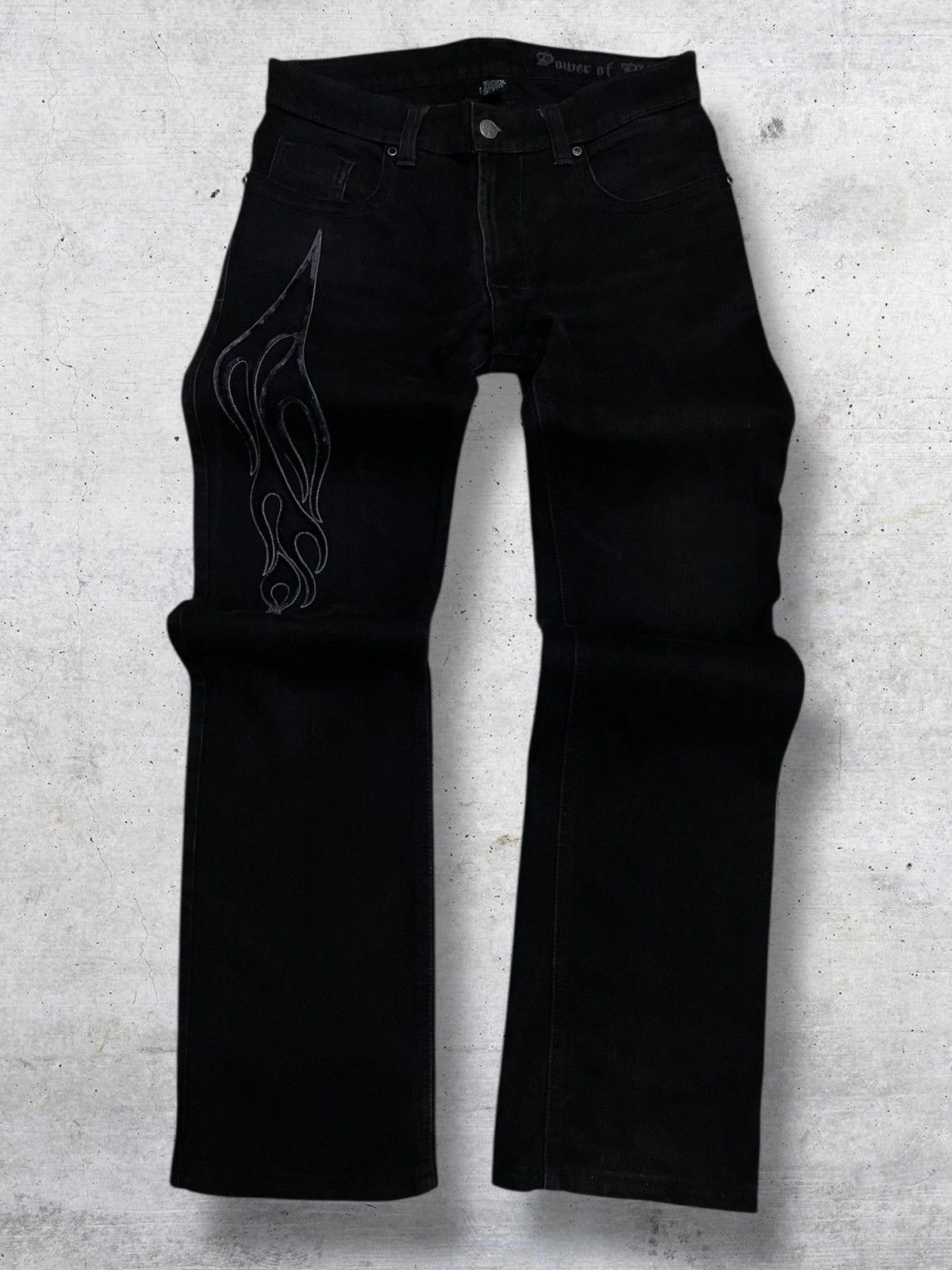 Japanese Brand VINTAGE 11 11 MADE IN USA OG TRIBAL TATTOO SUEDE DENIM 90S Size US 30 / EU 46 - 1 Thumbnail