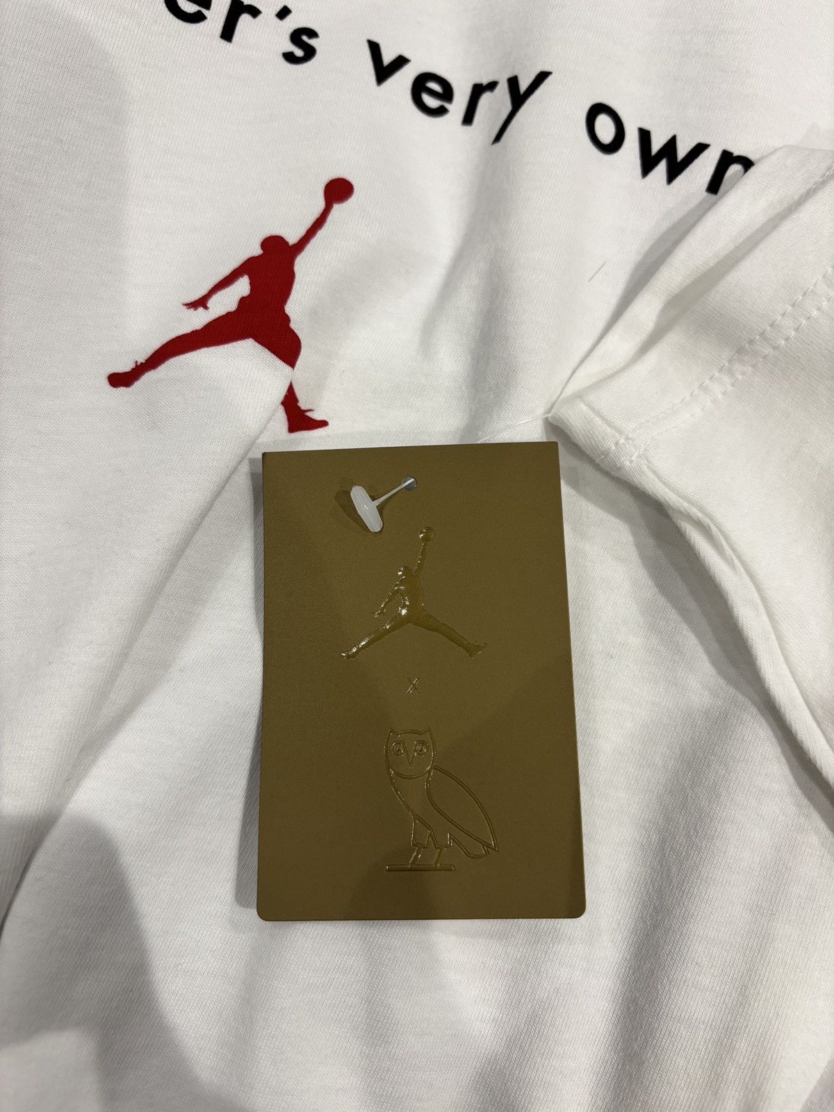 Jordan Brand × October's Very Own Jordan x OVO Collection Tee White Size: XXL Size US XXL / EU 58 / 5 - 5 Thumbnail