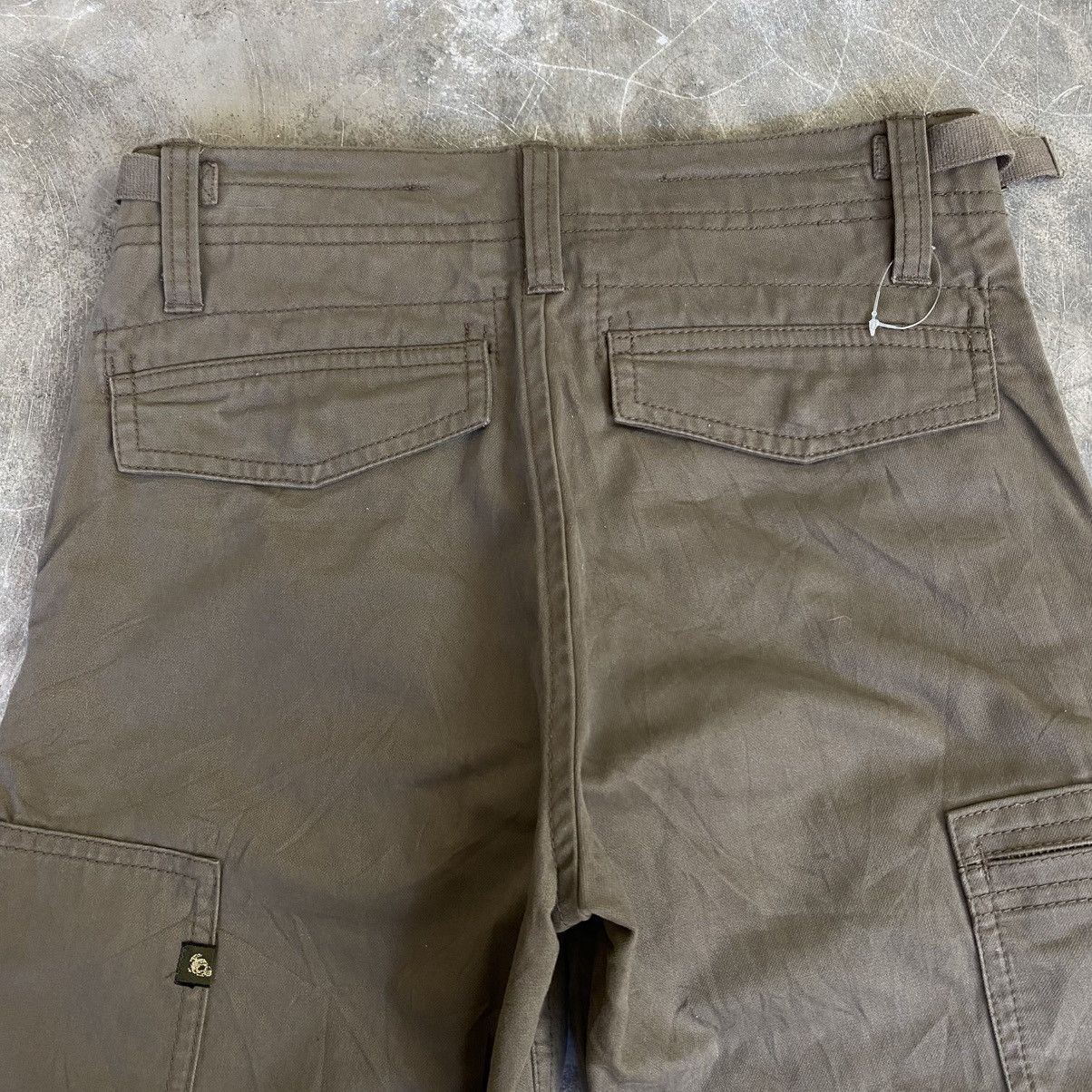 291295=Homme 2000s 291295=Homme Y2K Style Cargo Pants Embordired Pants Size US 27 - 10 Thumbnail
