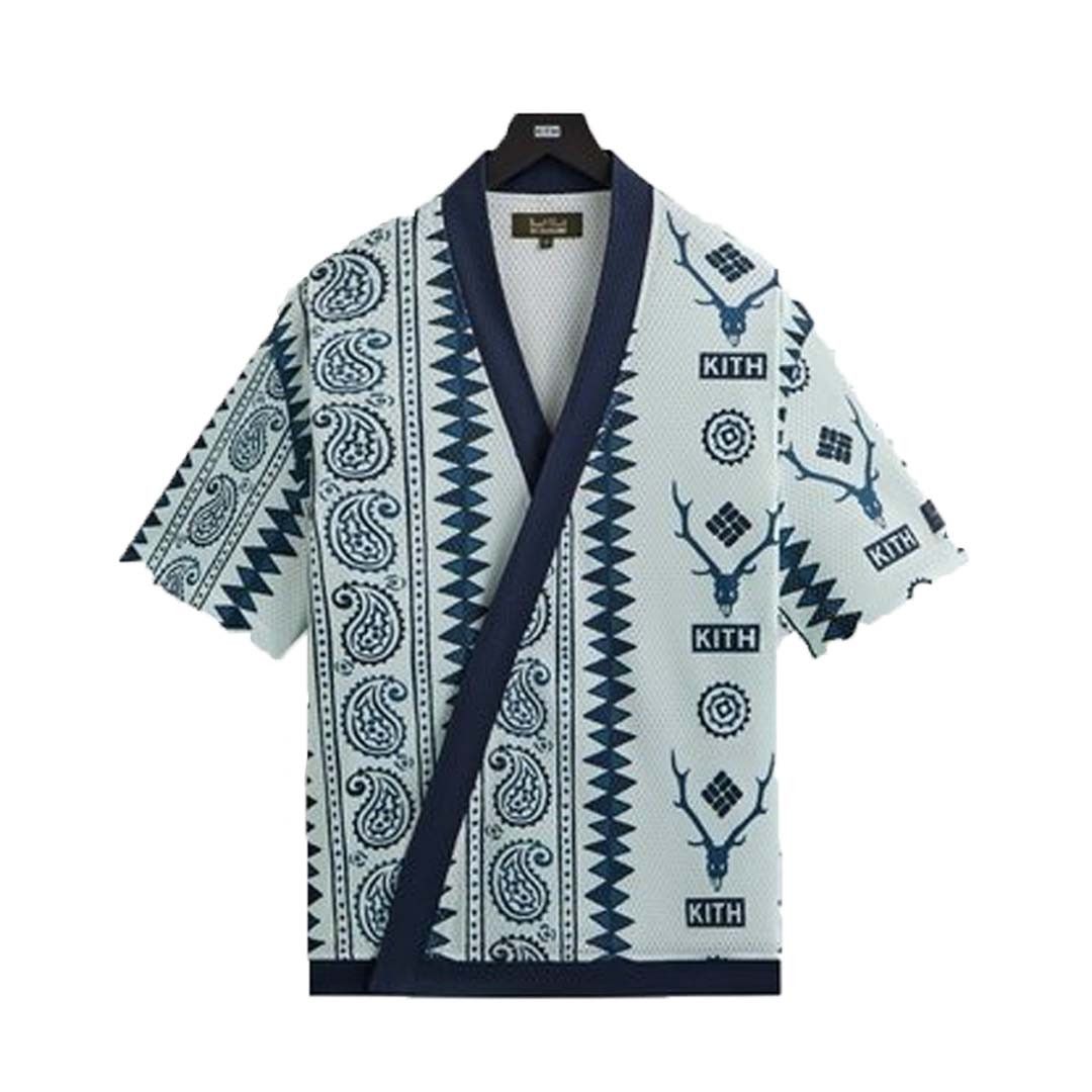 Kith South2 West8 Indigo Columbia Snap Shirt Size US S / EU 44-46 / 1 - 1 Preview