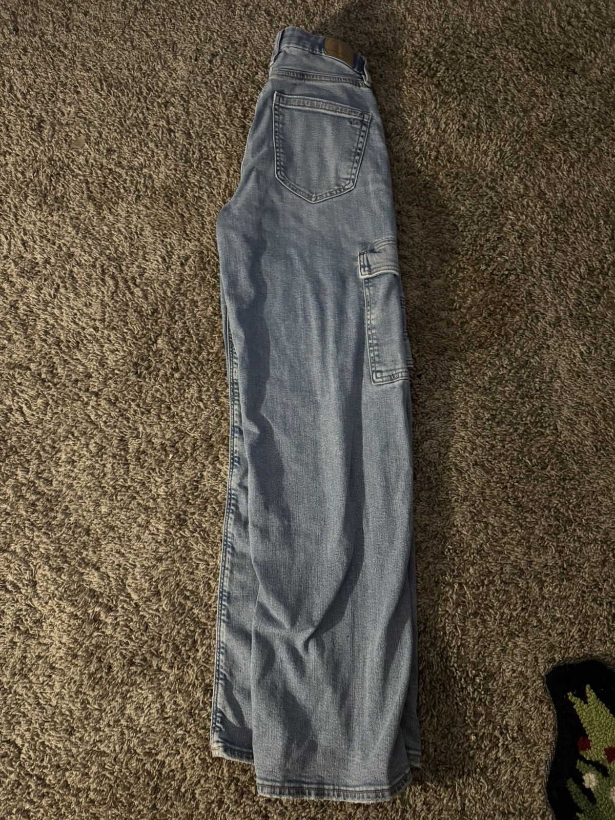 Other Blue denim, baggy, cargo jeans Size 28" / US 6 / IT 42 - 3 Thumbnail