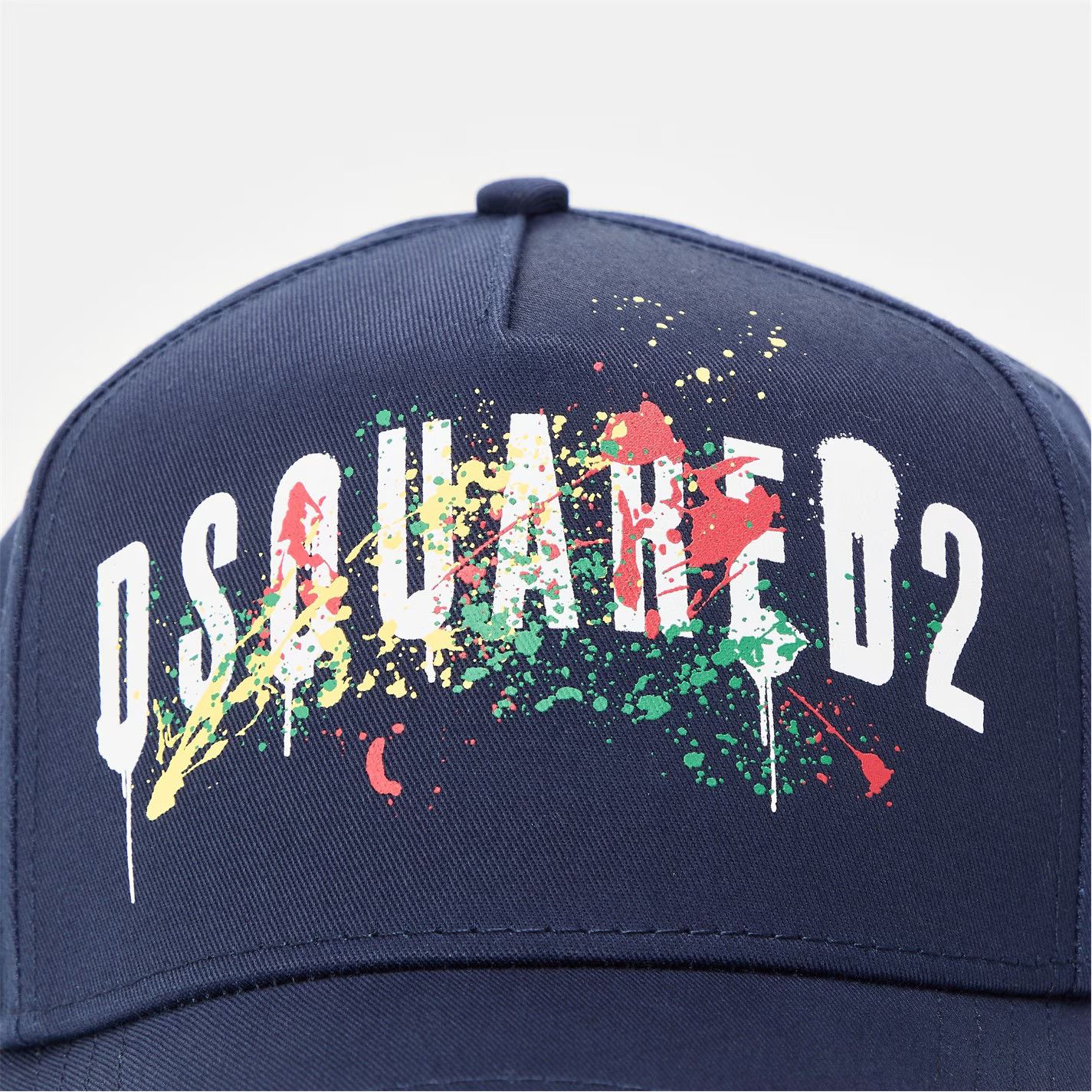 Dsquared2 o1g2r1mq0426 Size: OS / Splat Baseball Hat / Cap in Navy Size ONE SIZE - 4 Thumbnail