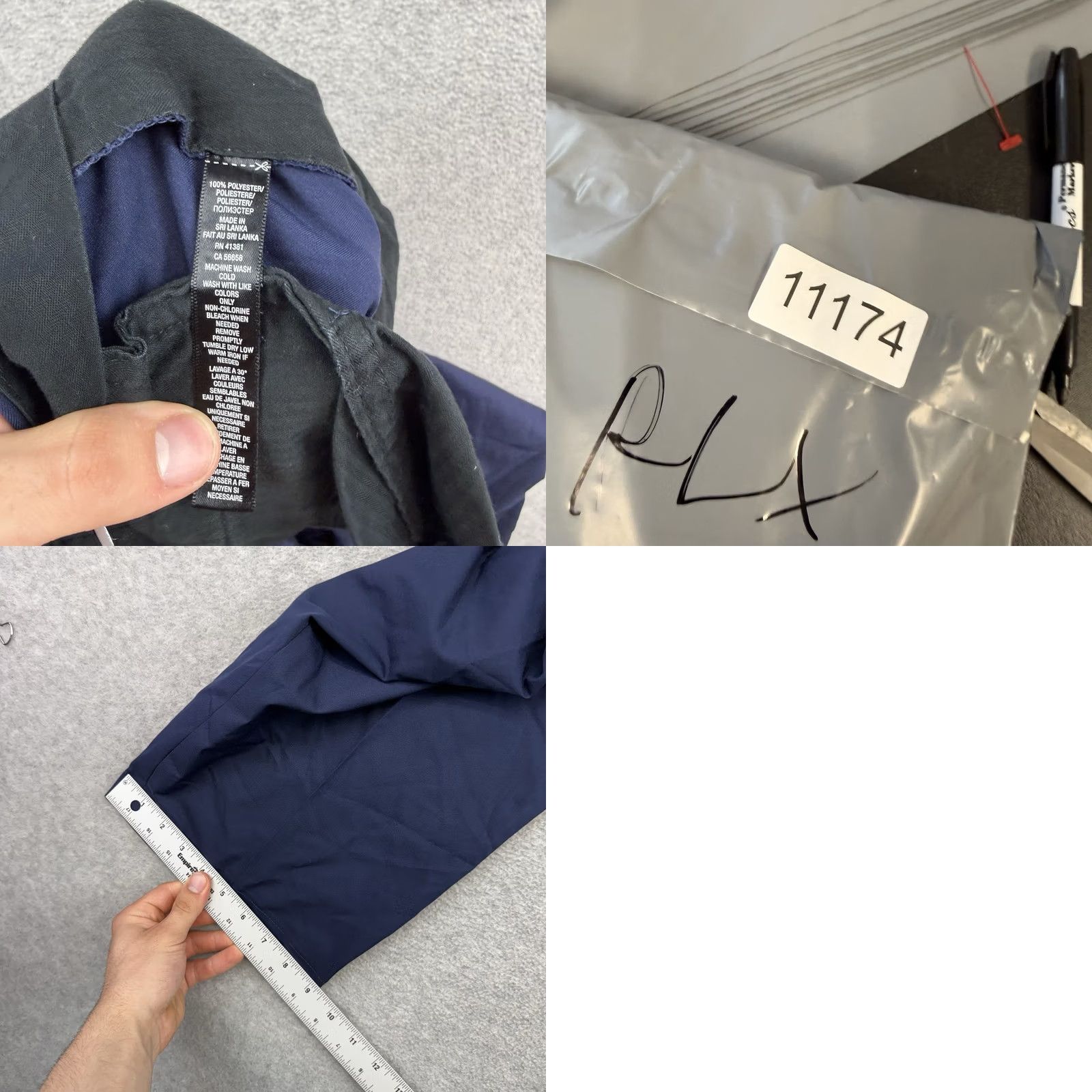 RLX Ralph Lauren RLX Ralph Lauren Men’s 40x27 Navy Performance Golf Pants Trousers Polyester EUC Size US 40 / EU 56 - 8 Thumbnail