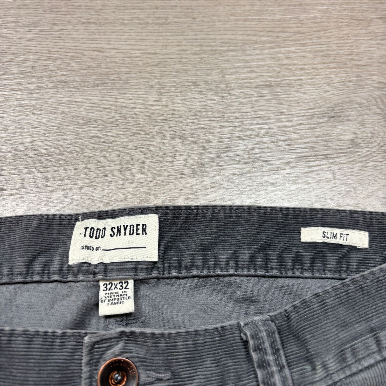 Todd Snyder Todd Snyder Slim Fit Stretch Corduroy Pants Men's 32x28 Size US 32 / EU 48 - 5 Thumbnail