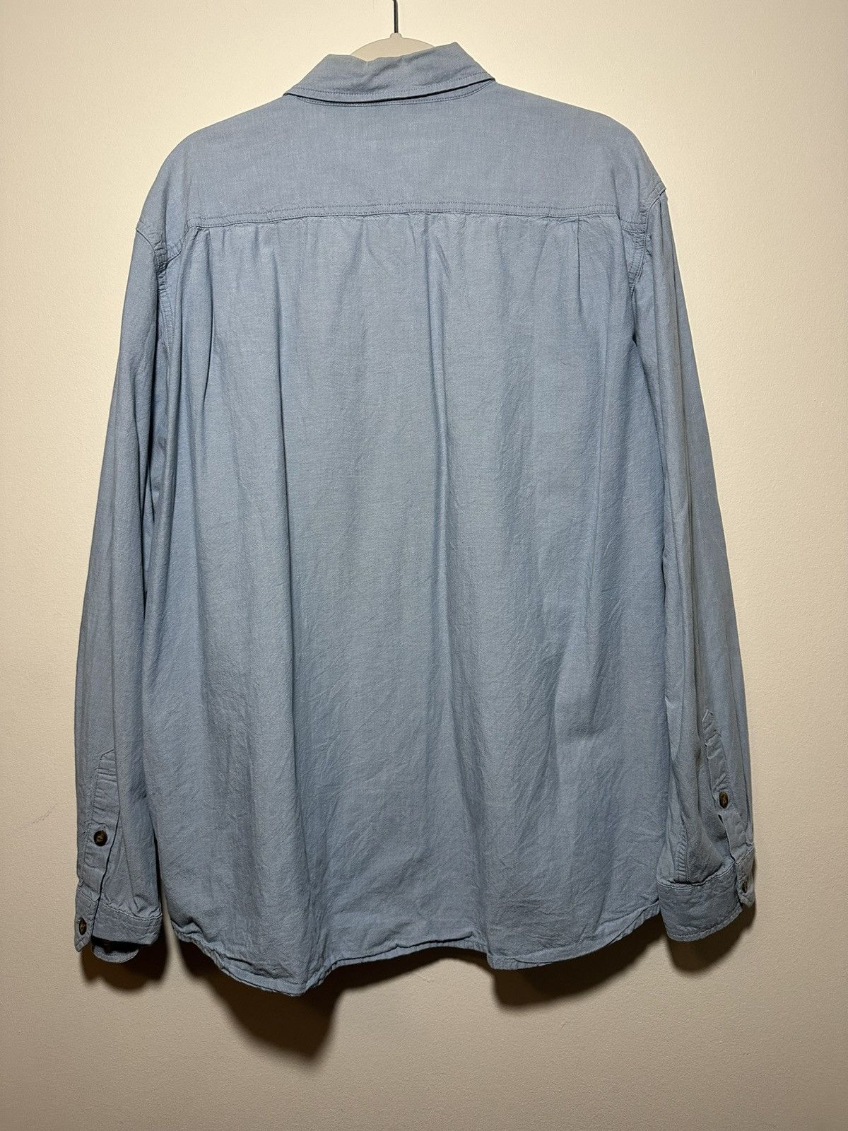 Carhartt Vintage Carhartt Blue Button Up Shirt Size US XL / EU 56 / 4 - 4 Thumbnail
