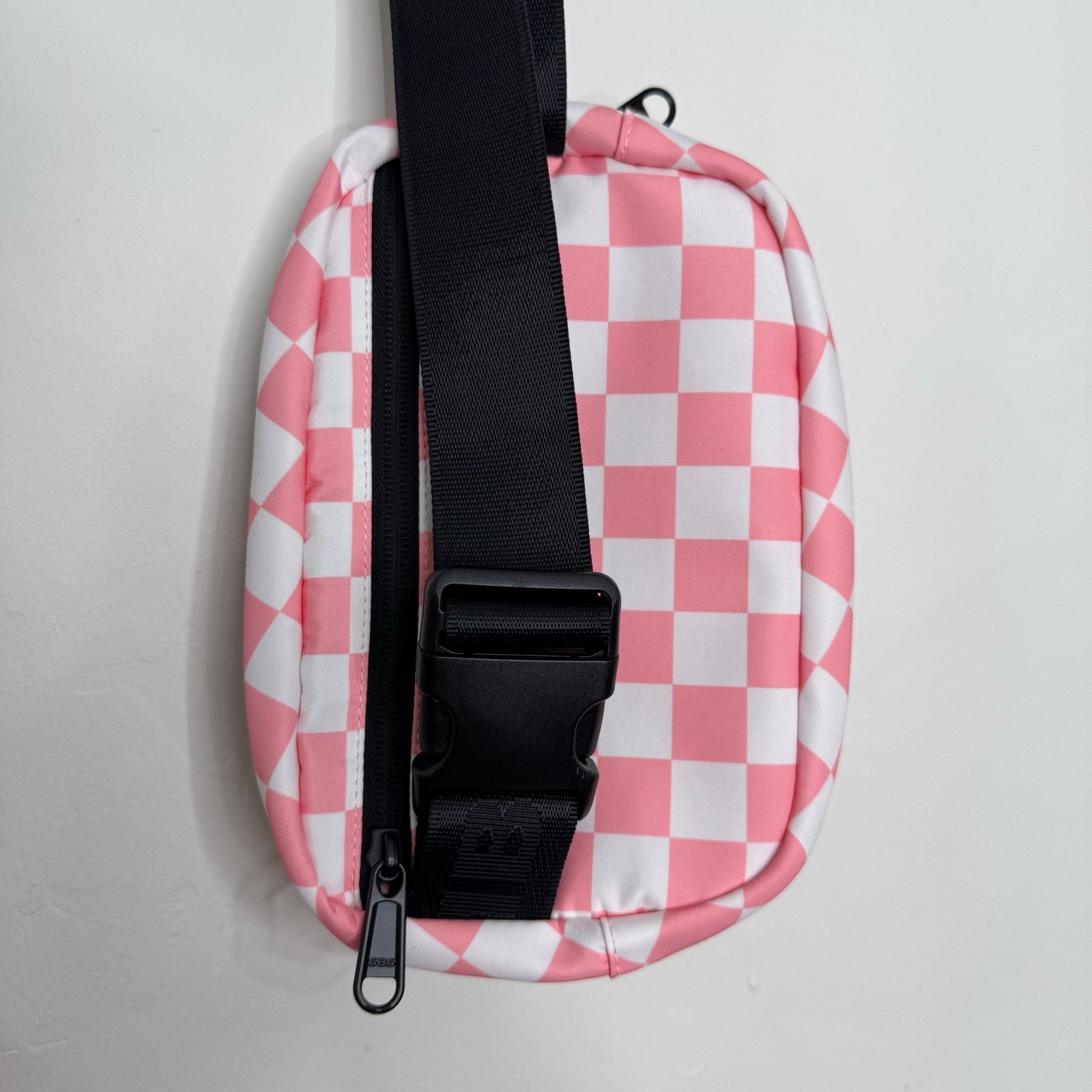 Other The Little Milk Bar Pink Checkered Smiley Face Fanny Pack Be Size ONE SIZE - 5 Thumbnail