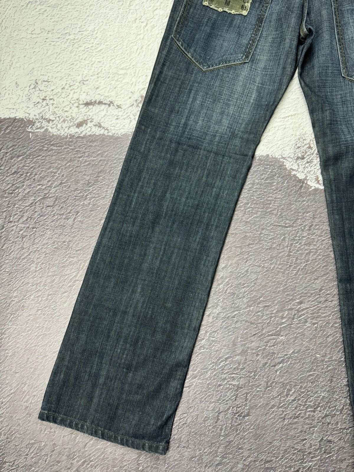 Vintage Andromeda Jeans monogram straight wide rap jeans denim pants Size US 34 / EU 50 - 15 Thumbnail