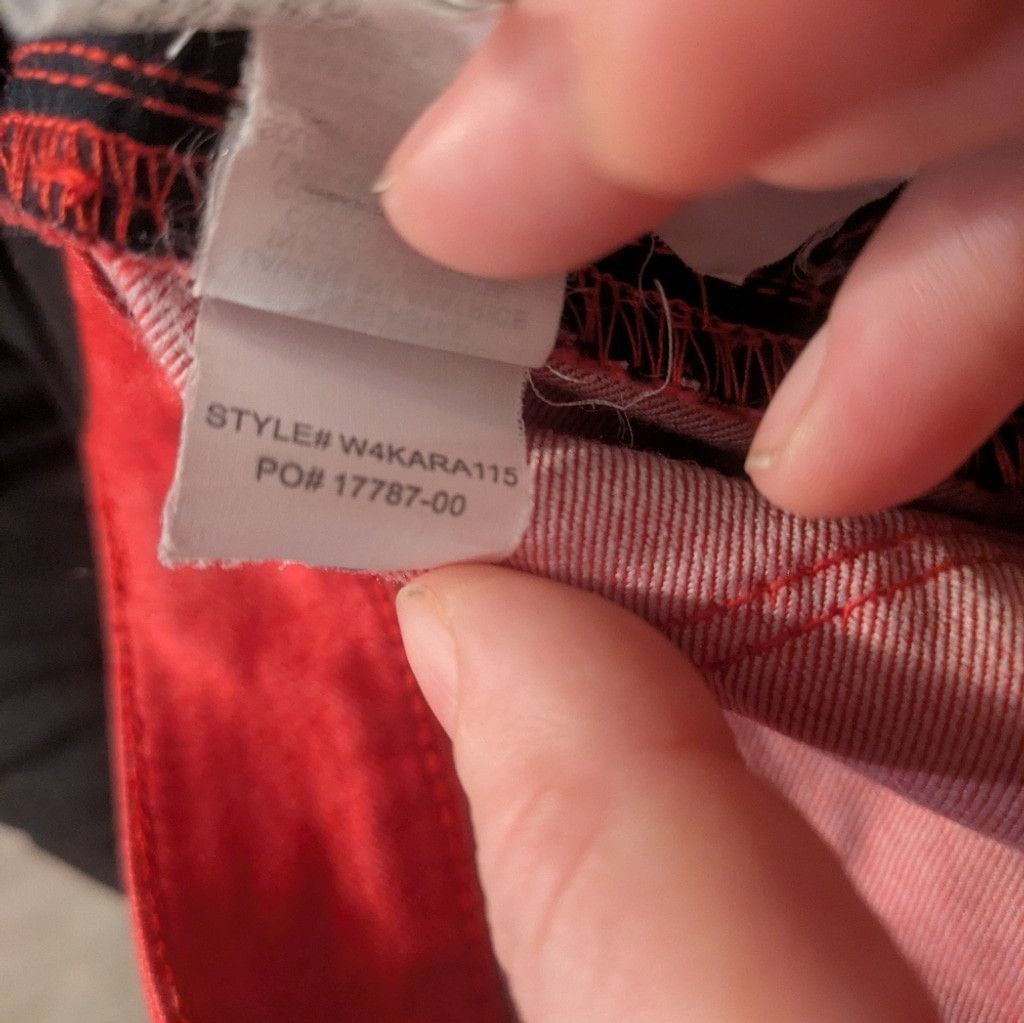 Prana Prana Red Jeans Size 4/27 Size 27" / US 4 / IT 40 - 4 Thumbnail