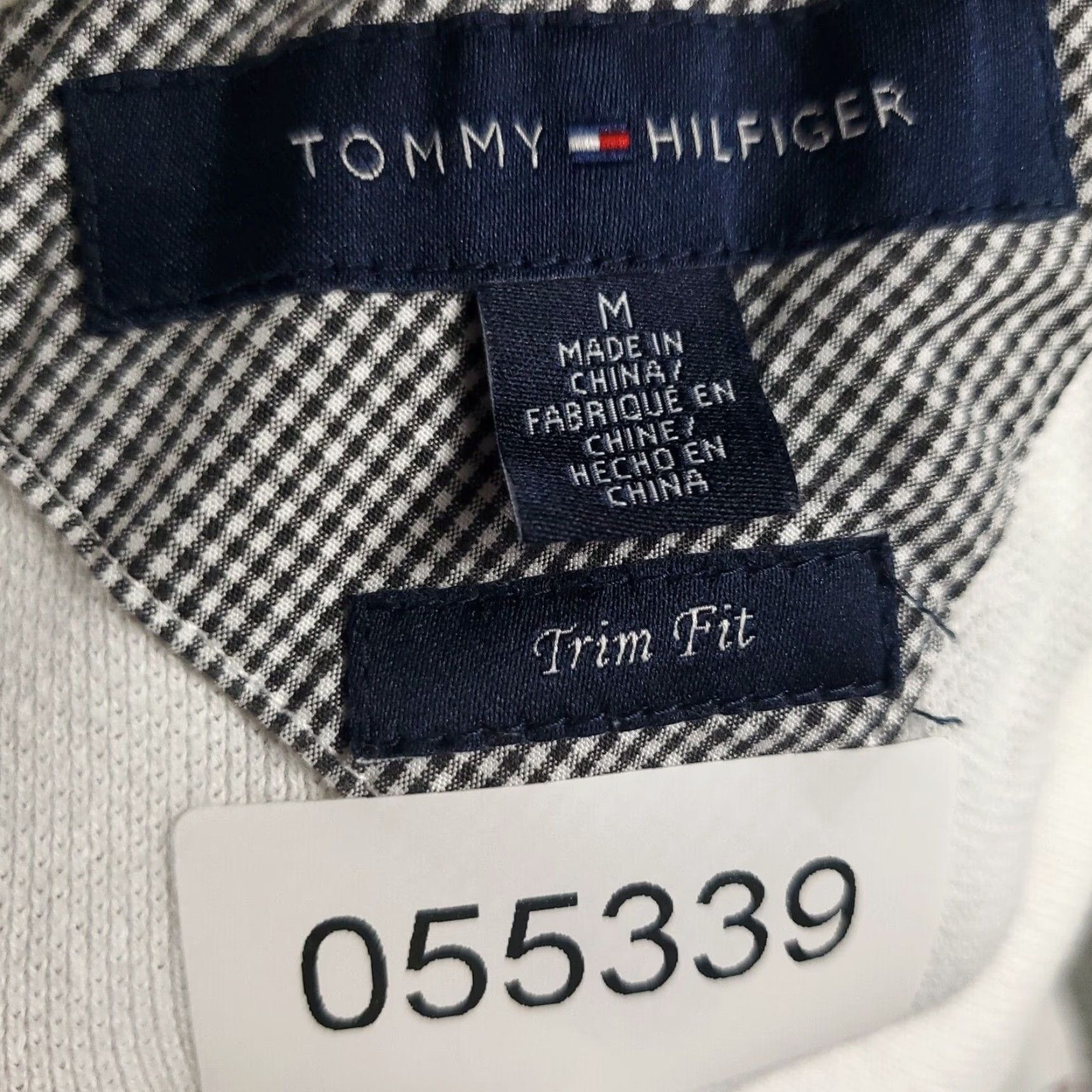 Tommy Hilfiger Tommy Hilfiger Polo Shirt Men's Medium White Argyle Short Sleeve Casual Polo Shirt Mens M White Argyle Logo Classic Preppy Brand Shirt Size US M / EU 48-50 / 2 - 7 Thumbnail