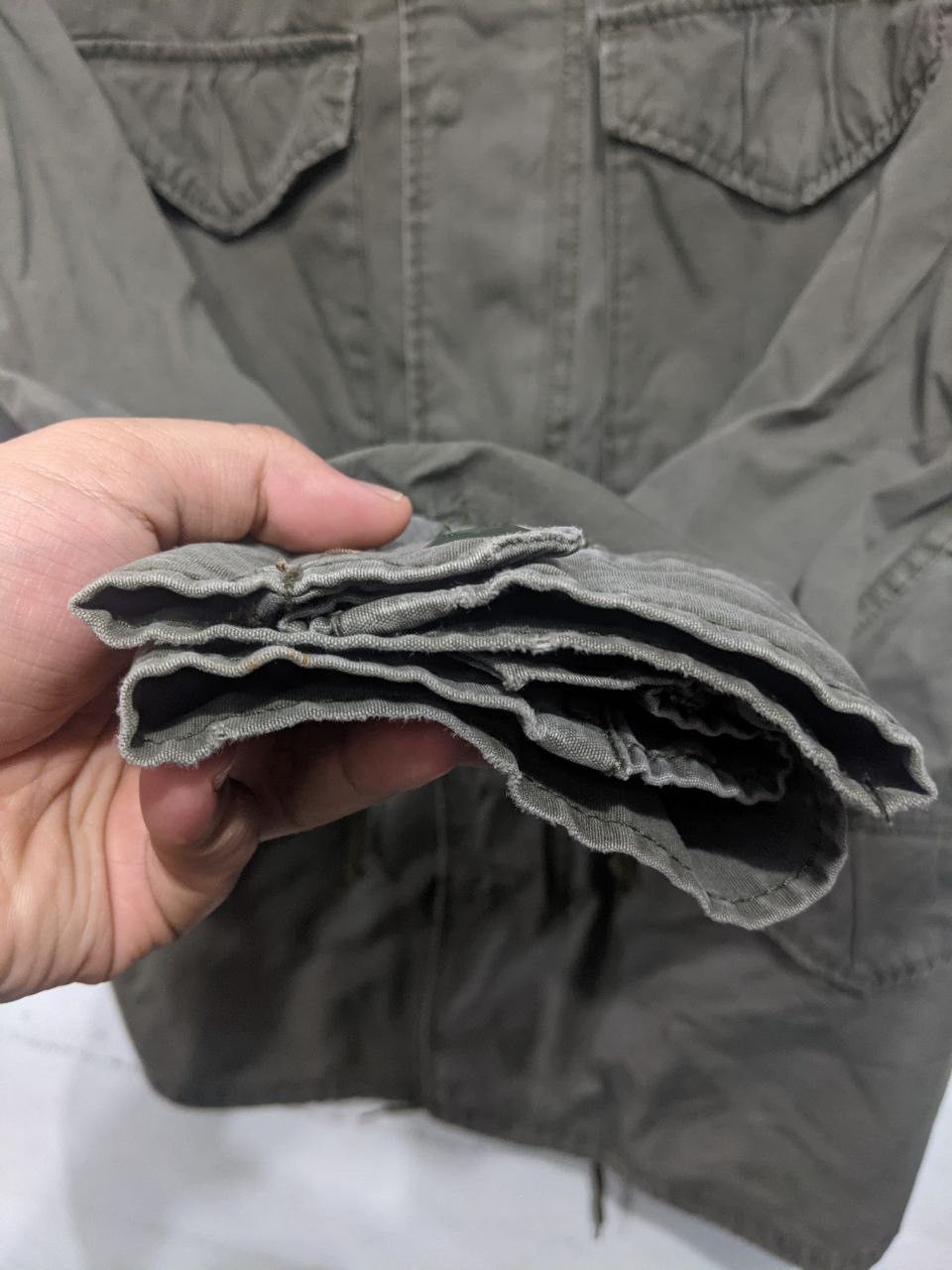 Alpha Industries × Vintage ALPHA INDUSTRIES PARKA JACKET MILITARY Size US L / EU 52-54 / 3 - 5 Thumbnail