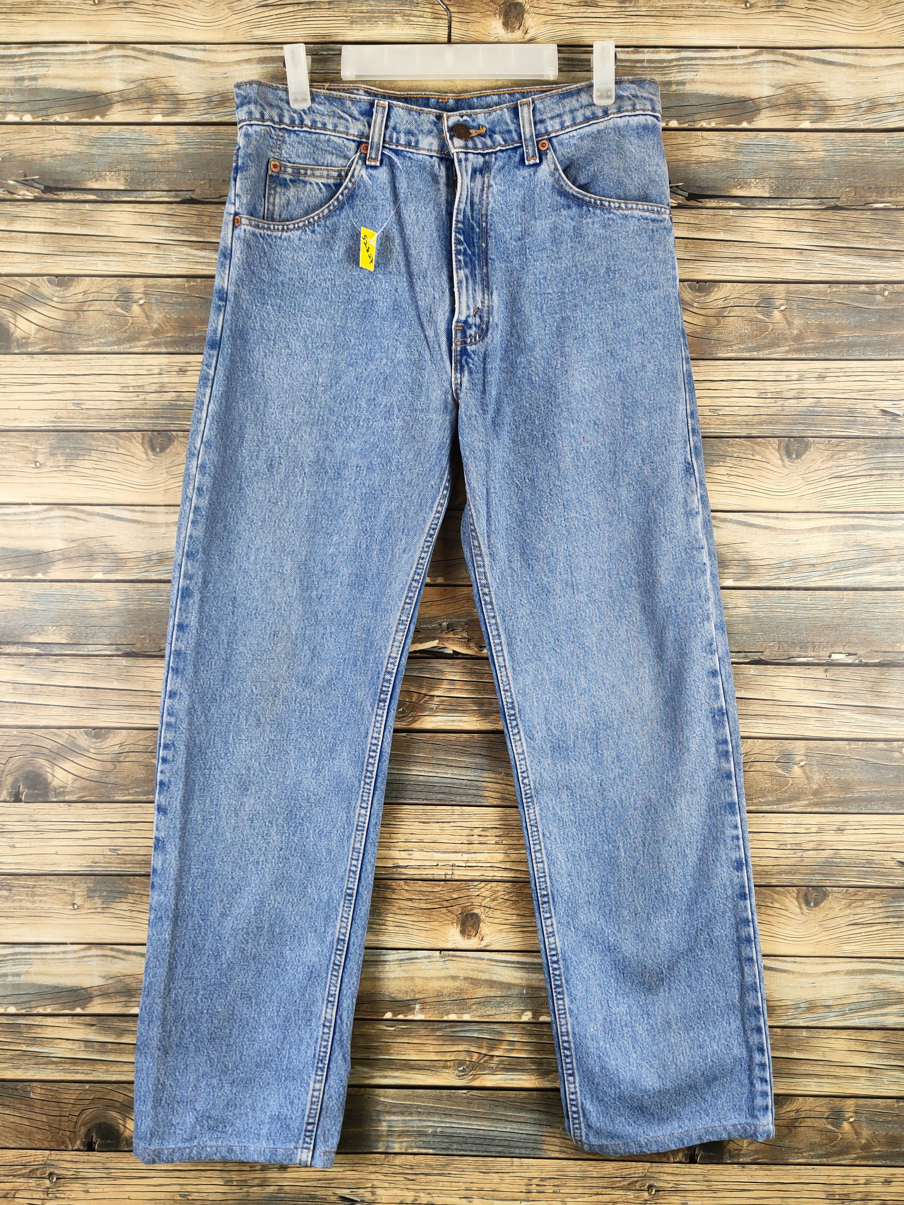 Levi's 607 Levi's Orange tab Blue Distressed Ripped Jeans #S2827 Size US 32 / EU 48 - 1 Thumbnail
