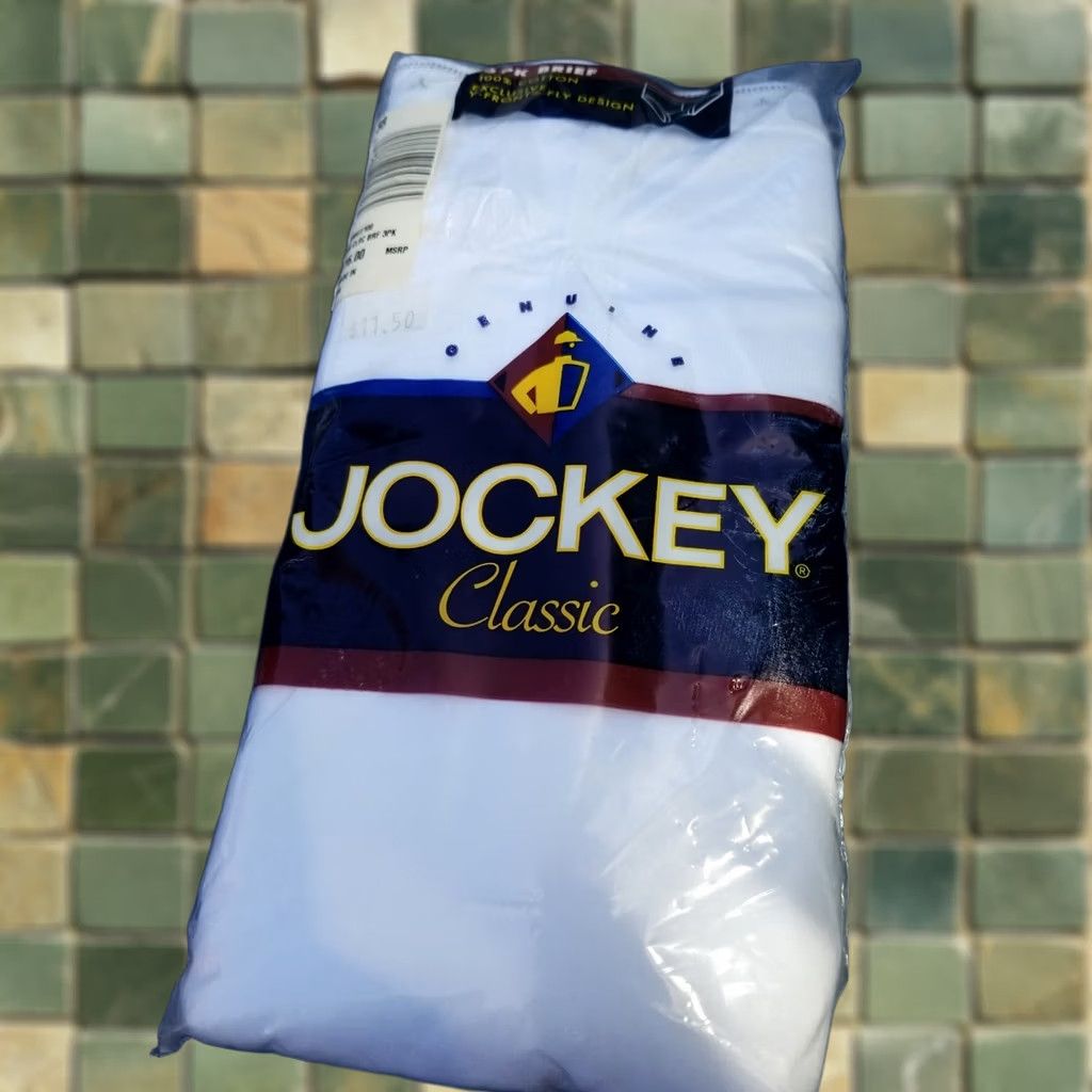 Jockey VINTAGE Jockey Classic Inverted Y Front Fly Brief 3 Pack Size 38 USA Made Men underwear White 100% Cotton 2000s Size US 38 / EU 54 - 1 Thumbnail