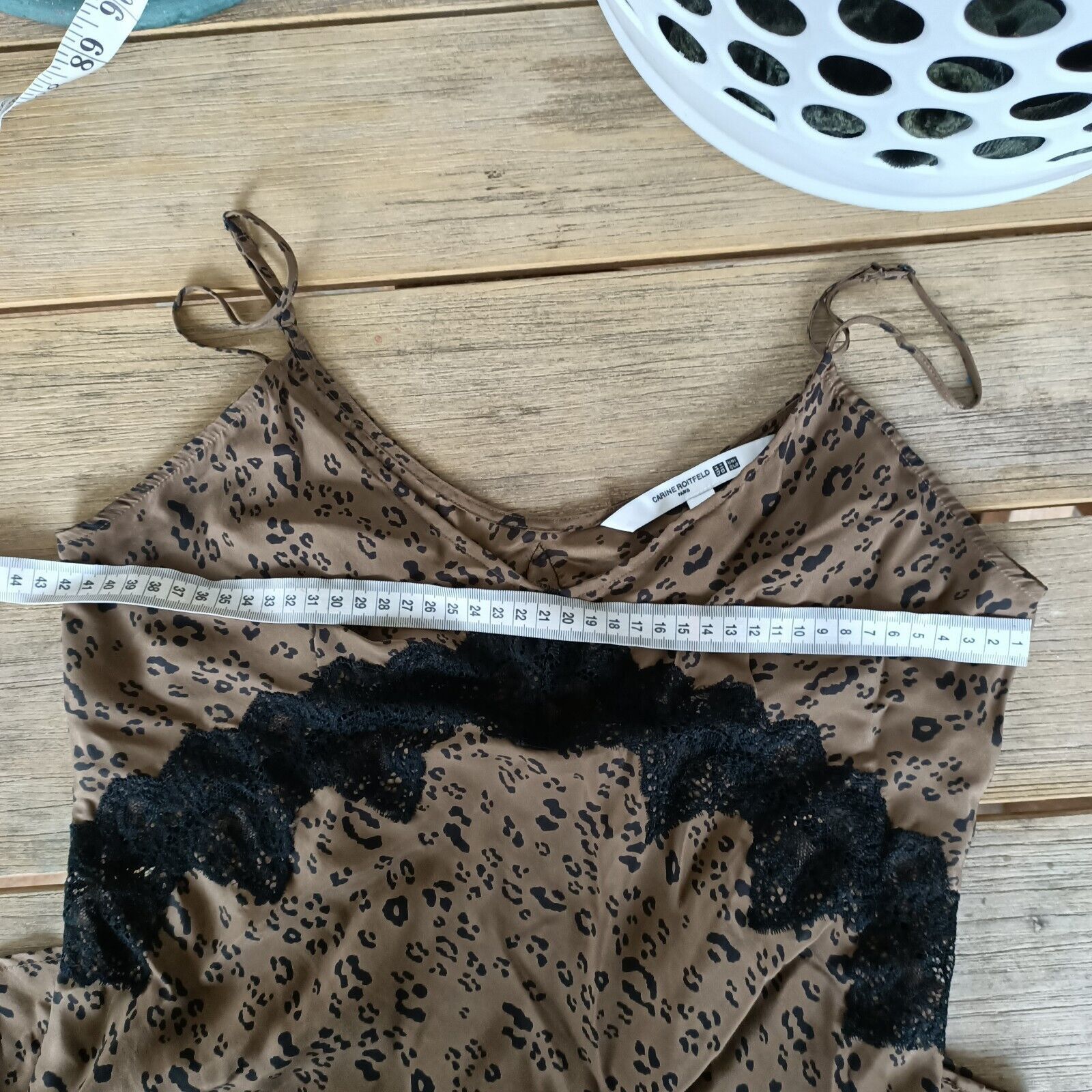 Designer × Uniqlo Carine Roitfeld X Uniqlo Silk Leopard Tank Top Brown Lace Size M / US 6-8 / IT 42-44 - 11 Thumbnail