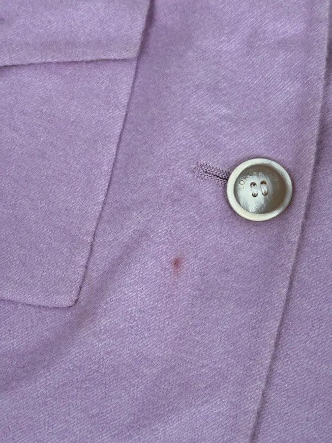 Loro Piana Loro Piana Purple Lila Officer Cashmere Buttoned Jacket Size S / US 4 / IT 40 - 10 Thumbnail