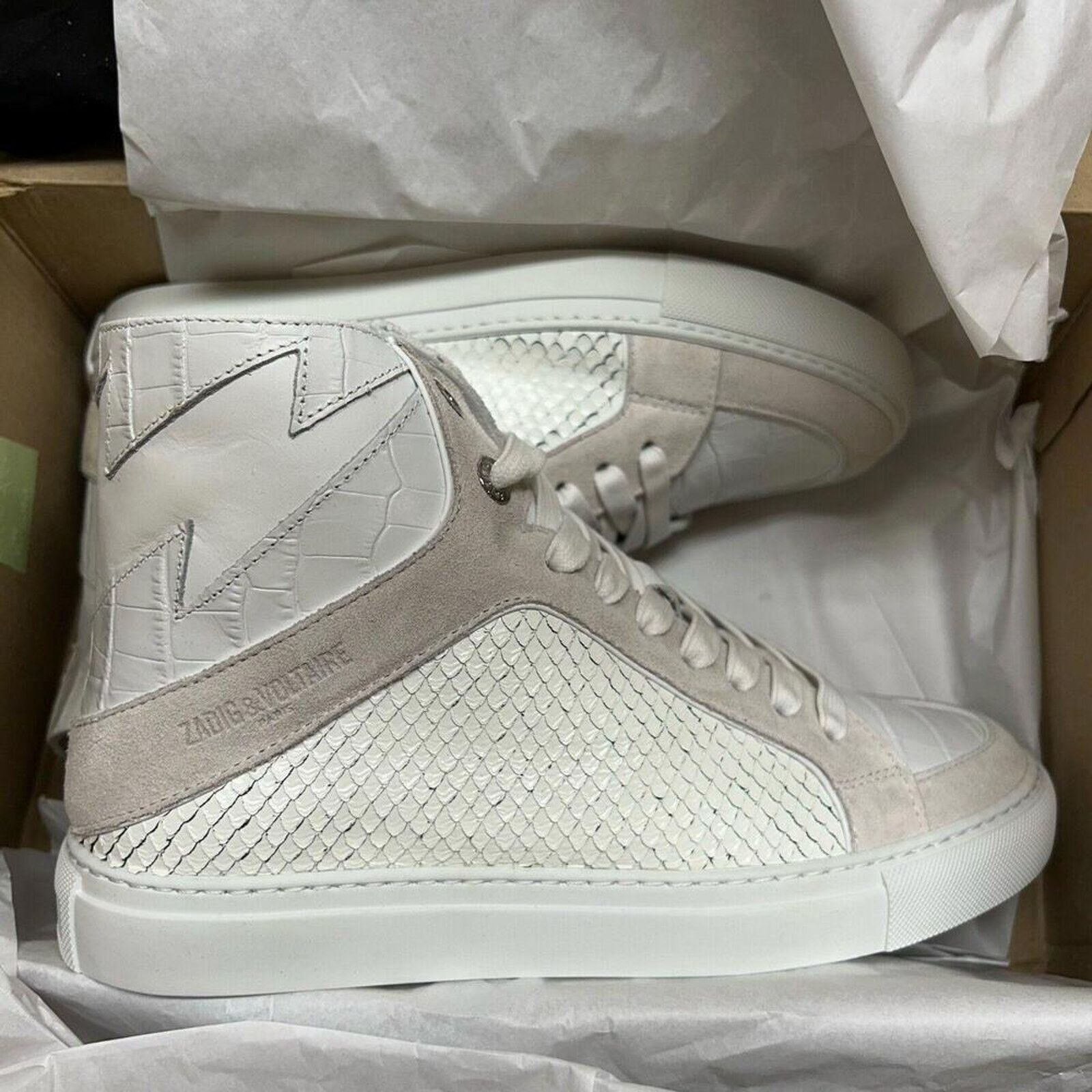 Zadig & Voltaire ZADIG & VOLTAIRE Zv1747 High Flash Keith Sneakers EU 38 Size US 8 / IT 38 - 6 Thumbnail