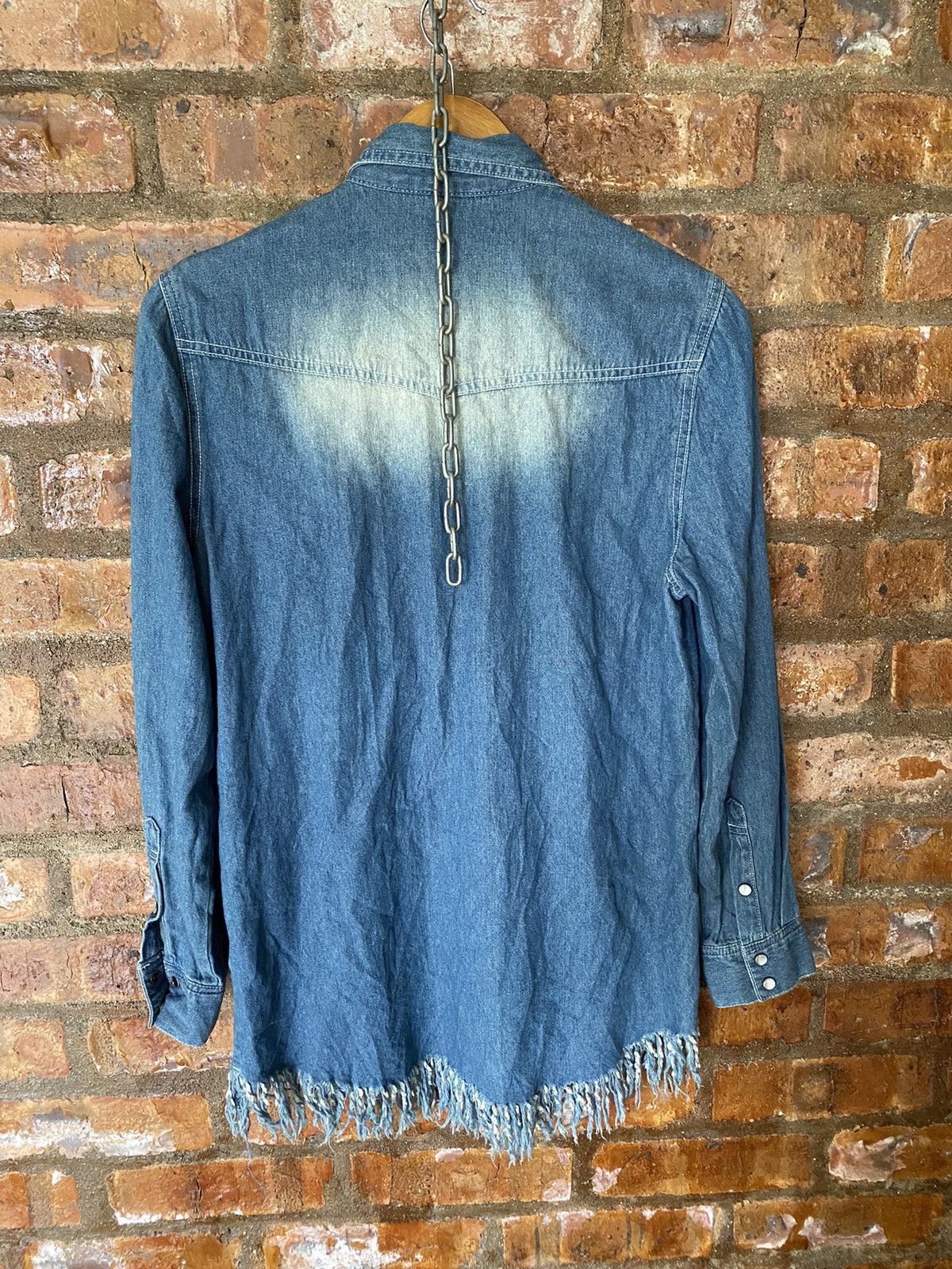 Isamu Katayama Backlash Ungrid Japan Stud stone and hem fringe Size US S / EU 44-46 / 1 - 18 Thumbnail