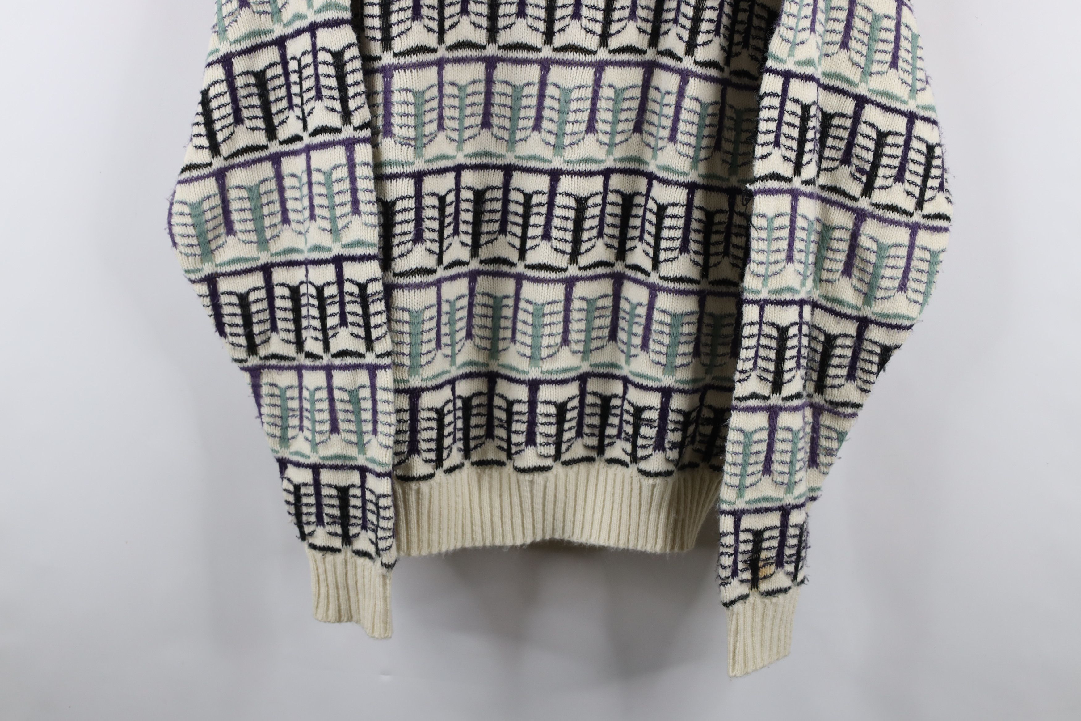 Vintage Vintage 90s Coogi Style Ed Bassmaster Knit Sweater USA Size US M / EU 48-50 / 2 - 3 Thumbnail