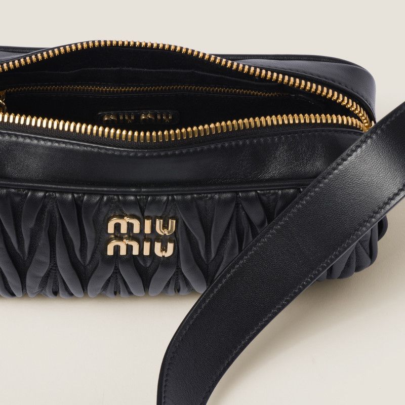 Miu Miu o1B3y1r0526 Size: OS / Matelassé Nappa Leather Shoulder Bag Size ONE SIZE - 6 Thumbnail