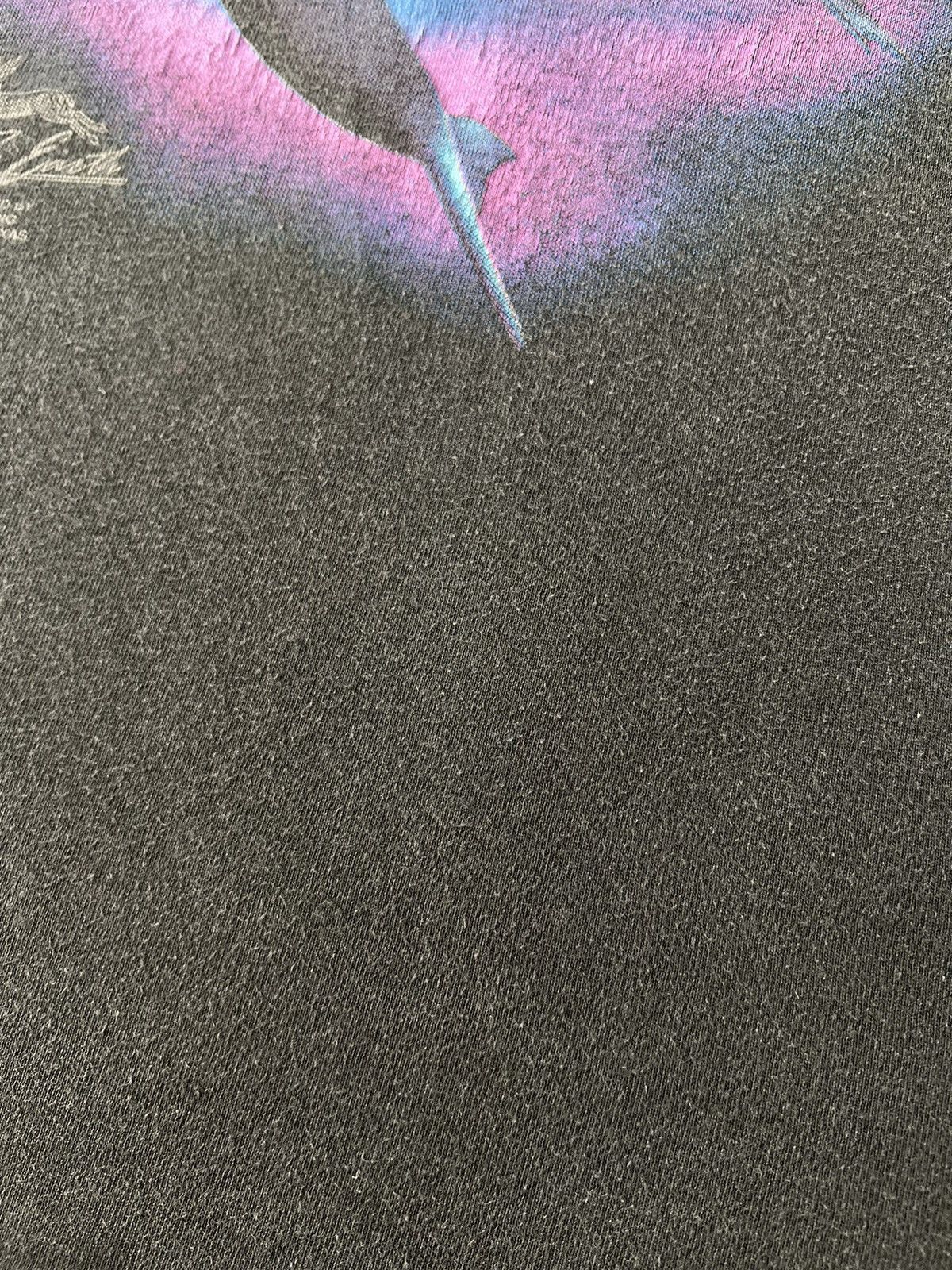 Vintage Vintage 1992 3D Emblem Dolphins Back to Earth Black T-shirt Size US M / EU 48-50 / 2 - 9 Thumbnail
