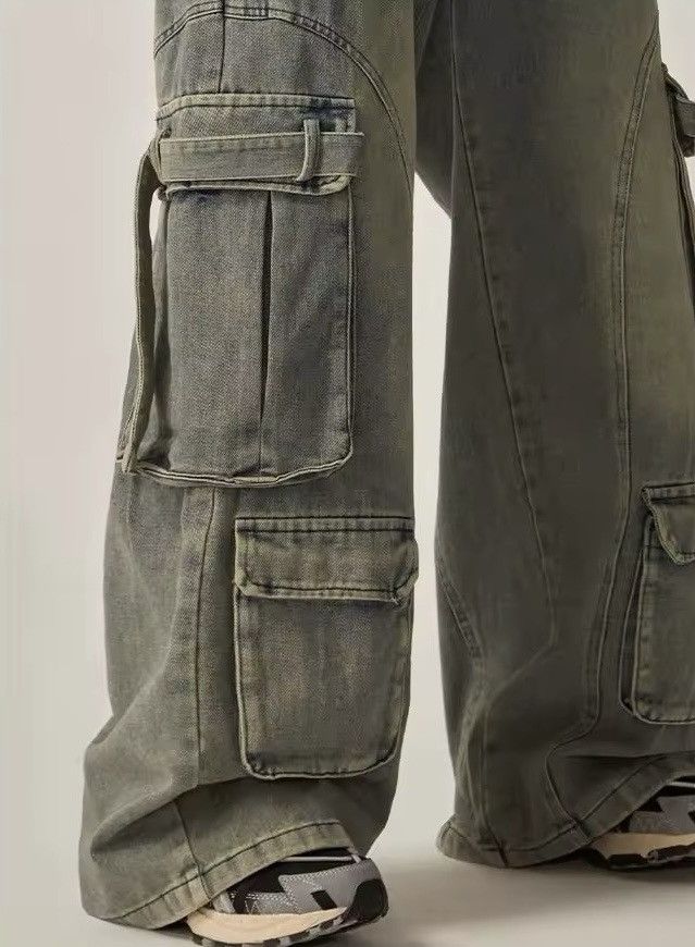 Japanese Brand × Jean Retro Washed Straight Pockets Jeans Size US 30 / EU 46 - 5 Thumbnail
