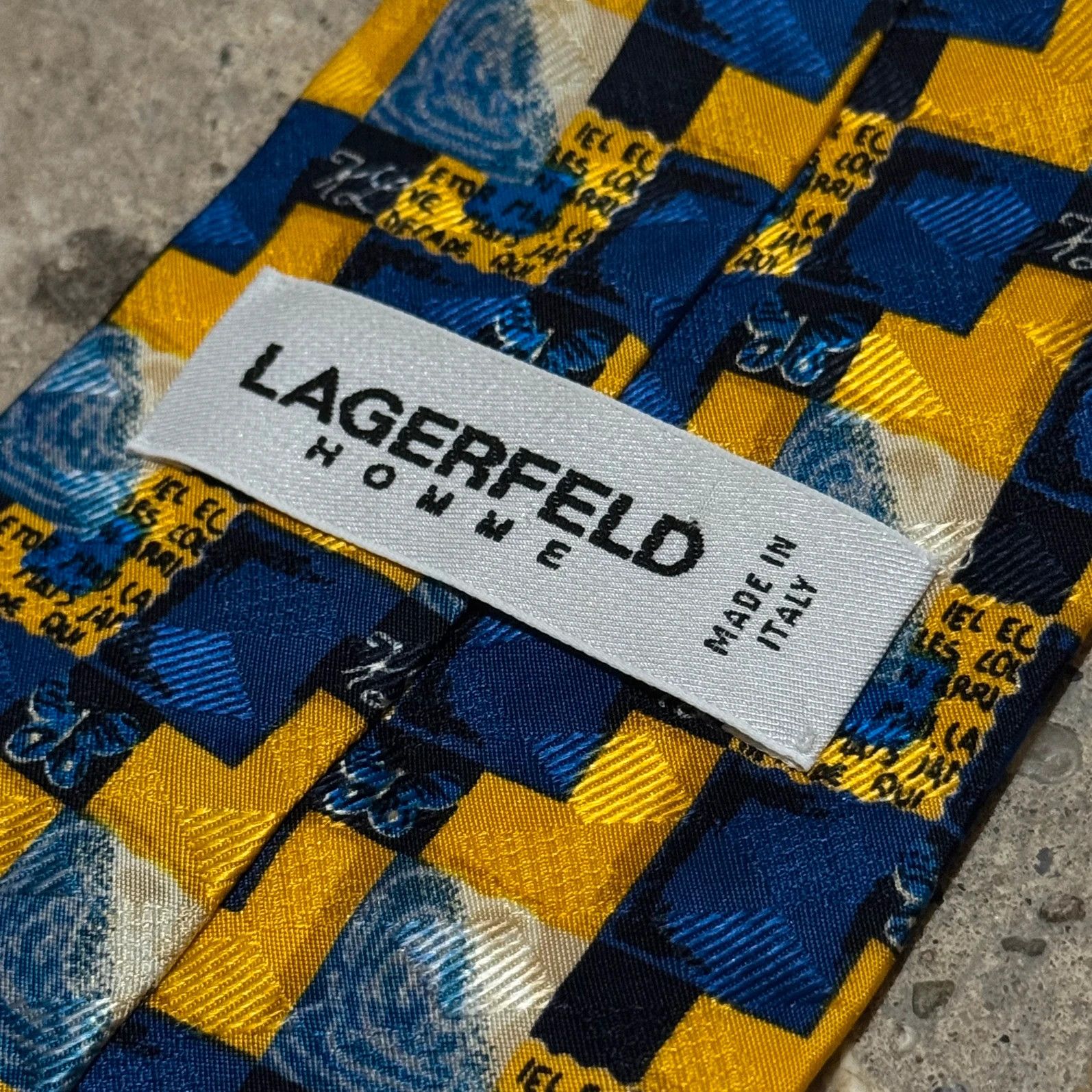 Karl Lagerfeld Vintage lagerfeld homme tie Size ONE SIZE - 3 Thumbnail