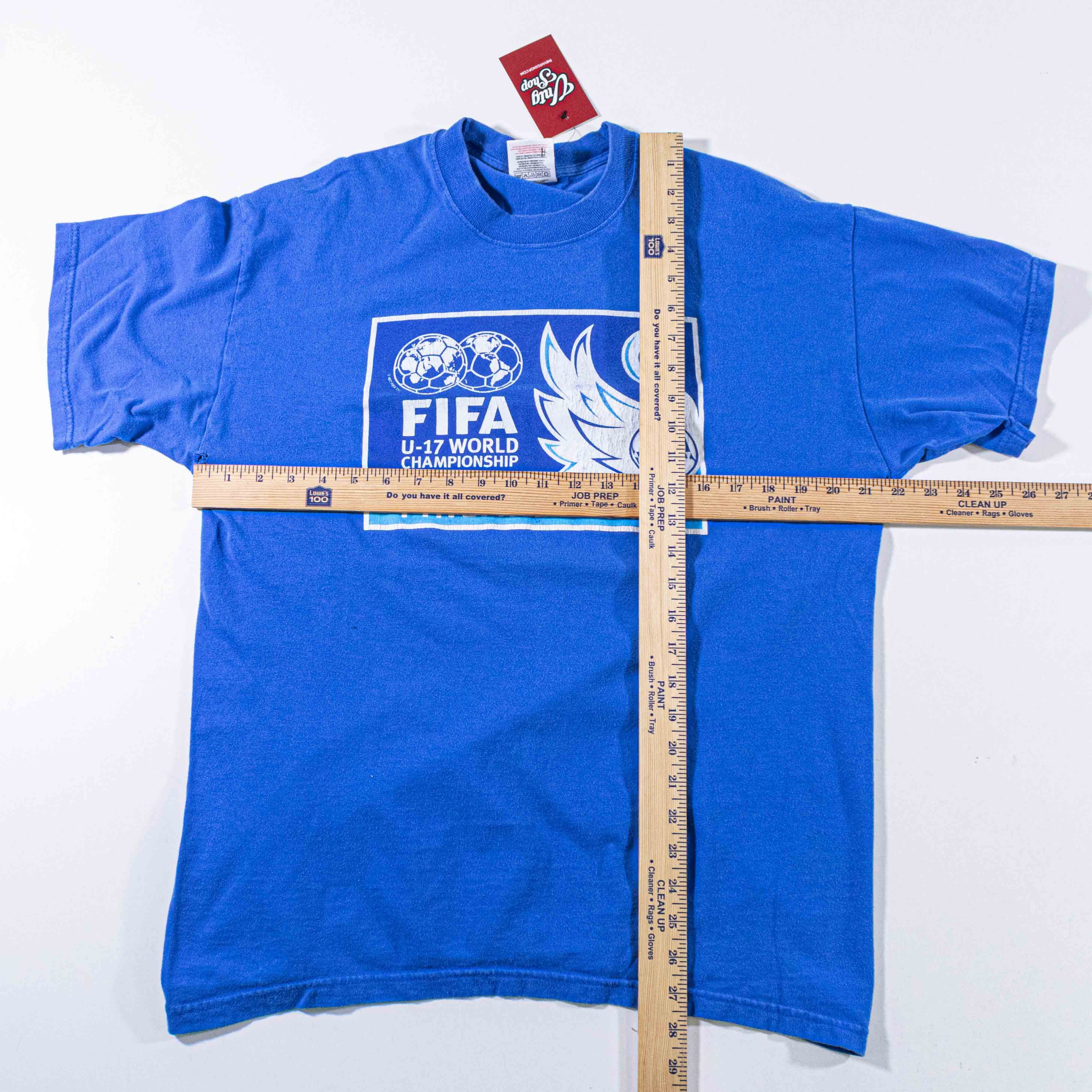 Vintage 2003 FIFA U17 World Cup Finland T-Shirt Soccer Tournament Size US L / EU 52-54 / 3 - 3 Thumbnail