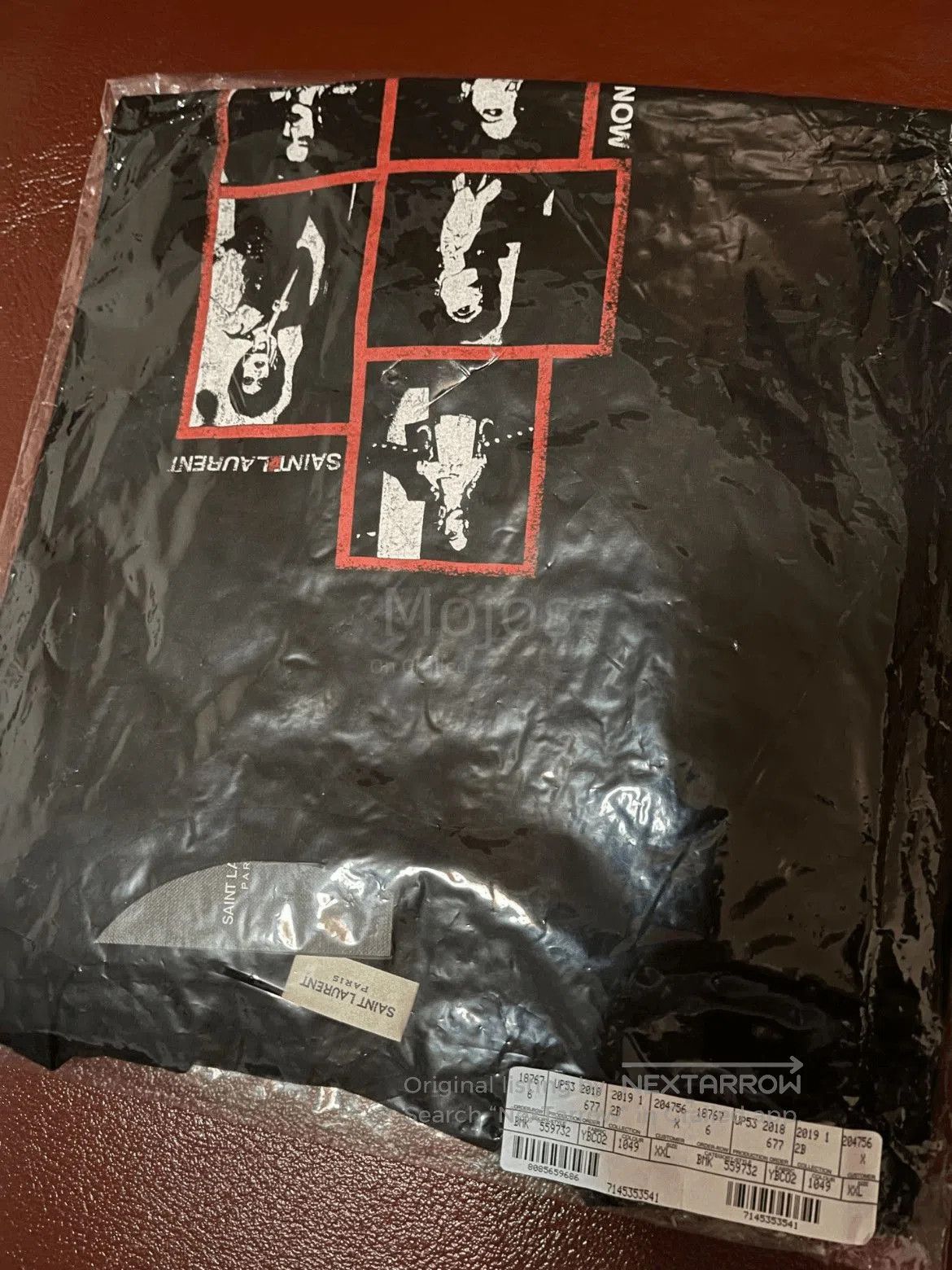 Saint Laurent Paris Saint Laurent Paris Photograph Tee. Size US XXL / EU 58 / 5 - 6 Thumbnail