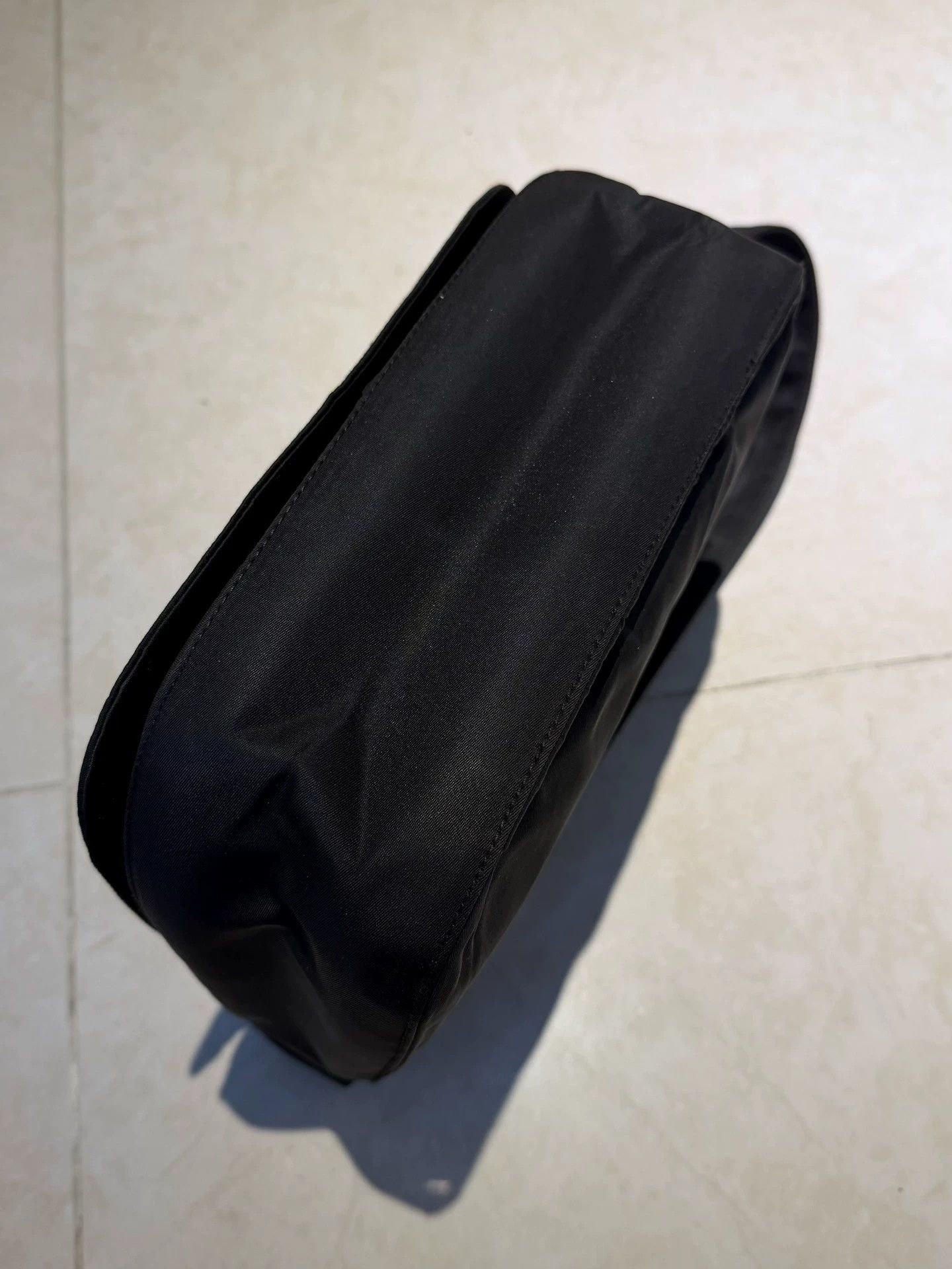 Prada Prada Tactical Logo Rivet Nylon Shoulder Bag Black Unisex Size ONE SIZE - 7 Thumbnail