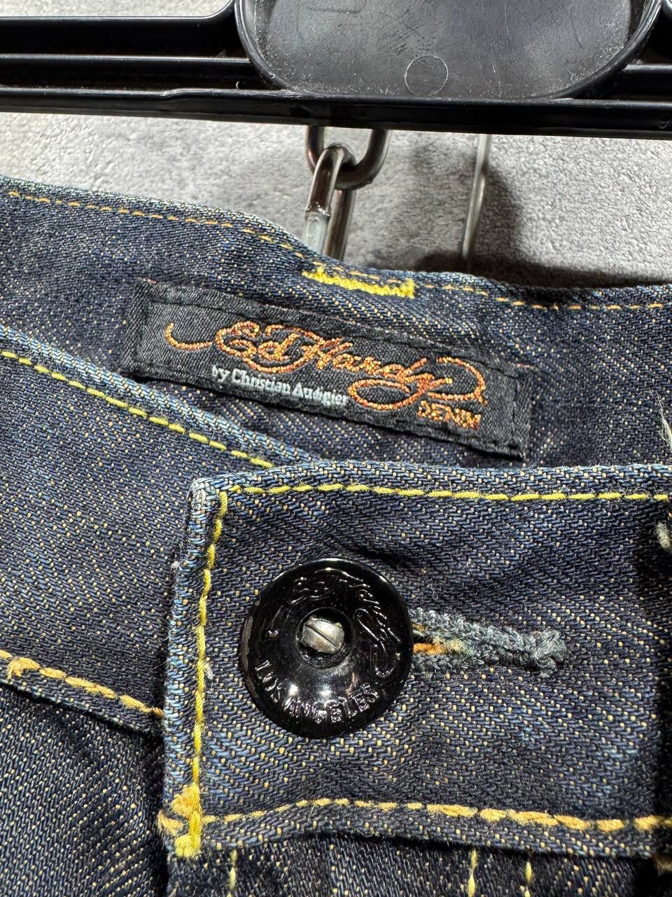Ed Hardy Ed Hardy By Christian Audigier Tiger Jeans Size US 33 - 4 Thumbnail