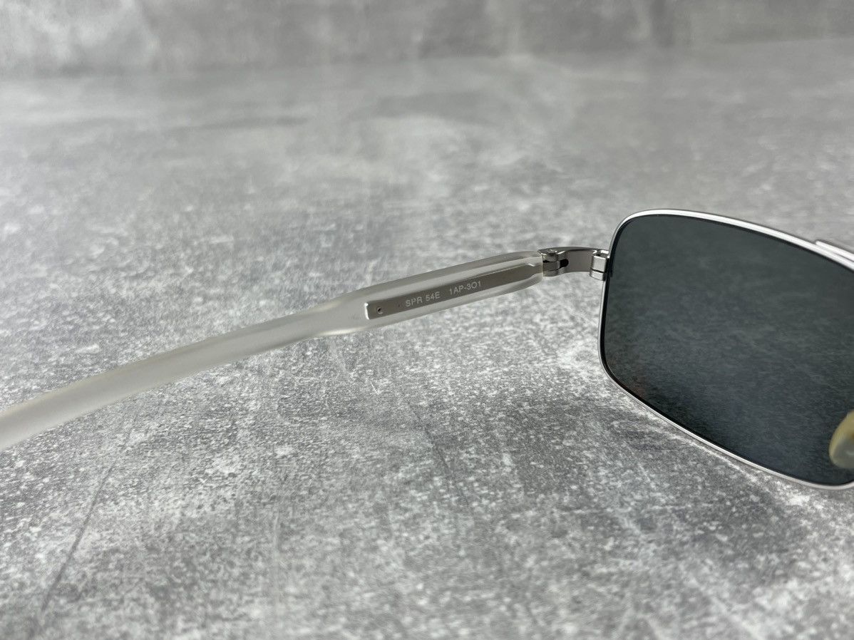 Prada Prada Sunglasses Silver Titanium Frame Japan Rectangular Size ONE SIZE - 13 Thumbnail