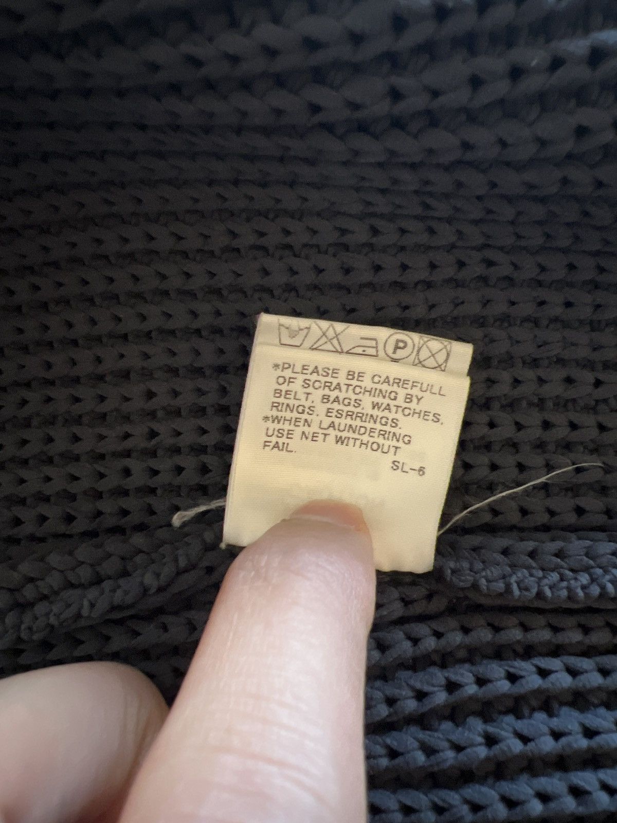 Issey Miyake Issey Miyake, A/W 2000-01 Multi Zipped Nylon Cable Knit Size US XS / EU 42 / 0 - 5 Thumbnail