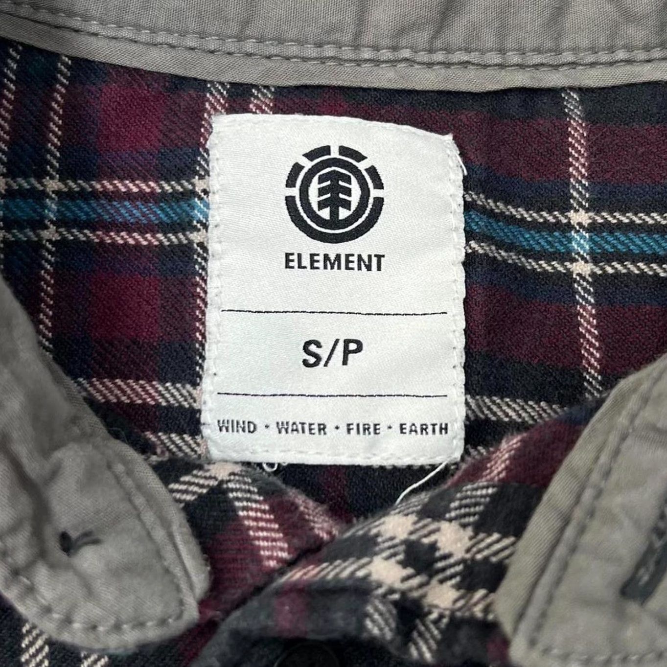 Element Element Classic Plaid Check Surfer Skater Long Sleeve Flannel Cotton Shirt Small Mens Shirt Size US S / EU 44-46 / 1 - 4 Thumbnail