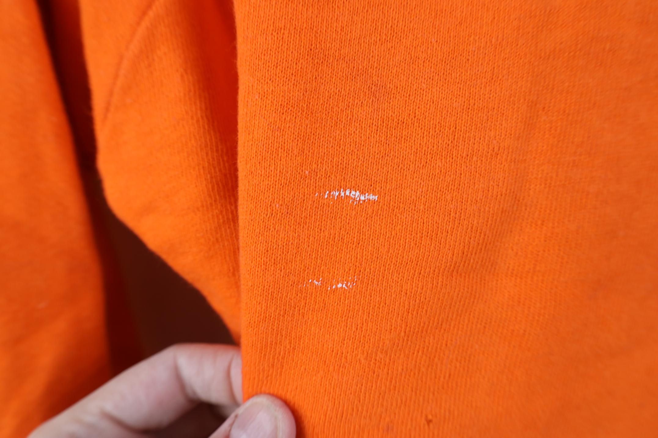 Vintage Vintage 70s Streetwear Blank Crewneck Sweatshirt Orange Size S / US 4 / IT 40 - 5 Thumbnail