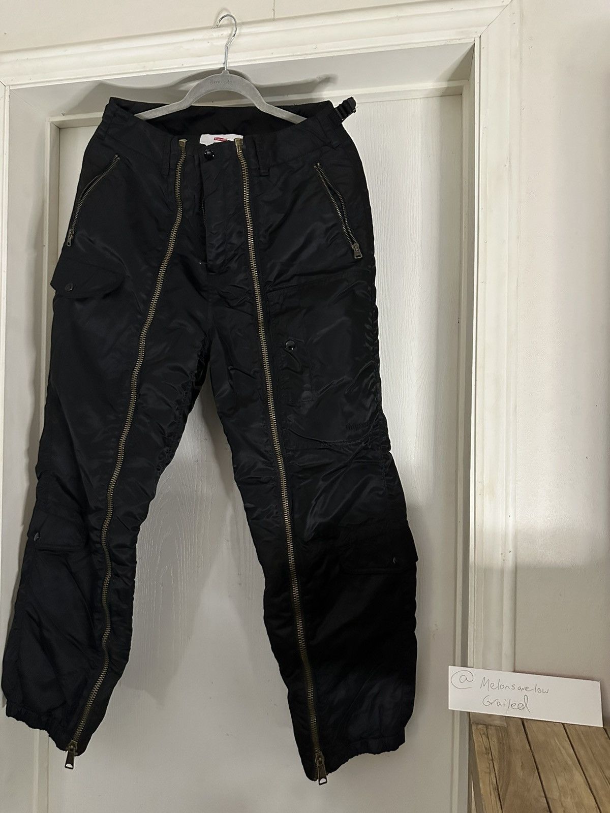 Alpha Industries × Supreme SUPREME NYLON FLIGHT PANTS | Grailed