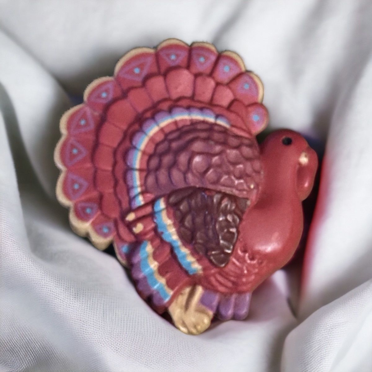 Vintage Vintage hallmark Cards Turkey brooch Size ONE SIZE - 1 Thumbnail