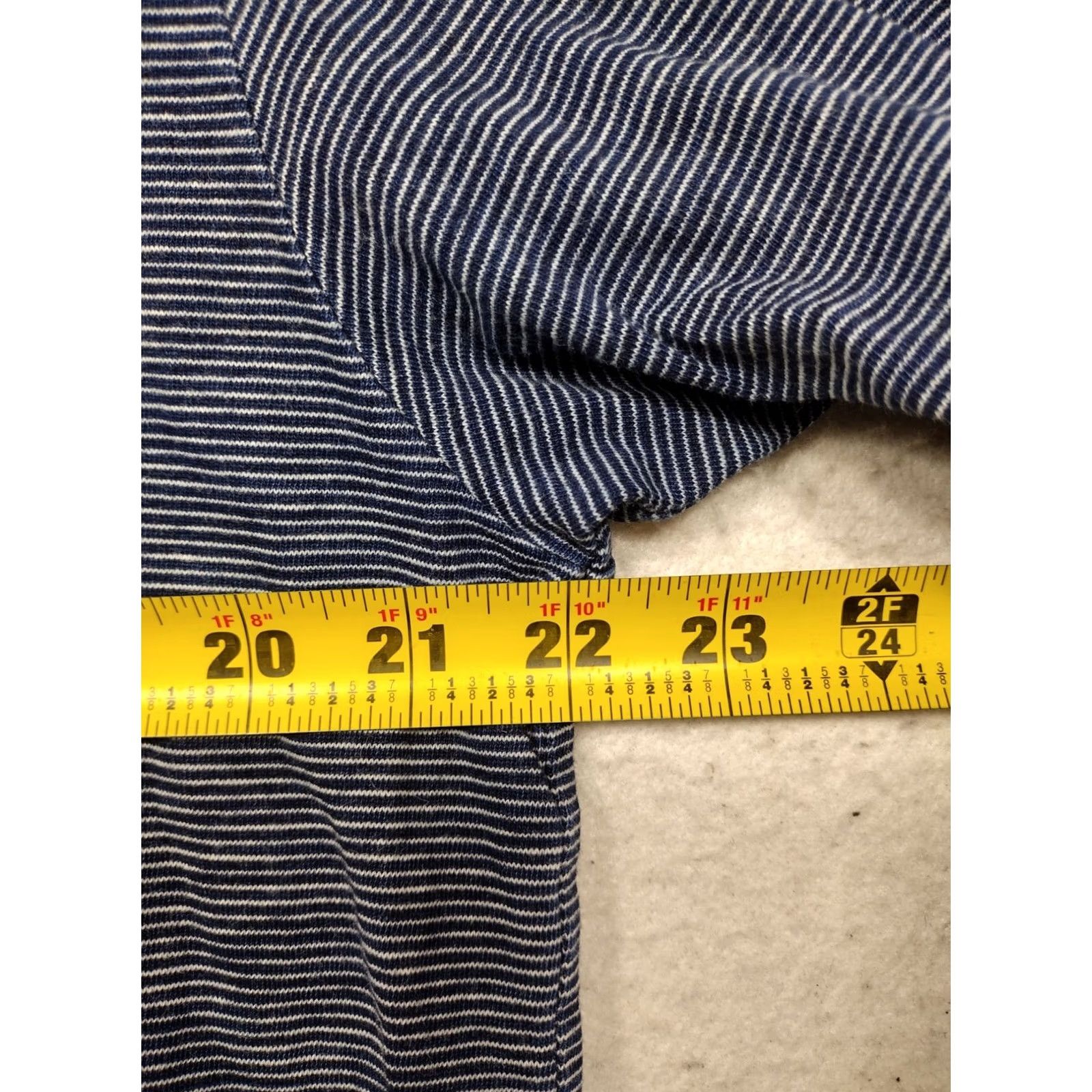 Peter Millar Peter Millar Polo Shirt Mens Large Blue Striped Golf Casual Size US L / EU 52-54 / 3 - 7 Thumbnail