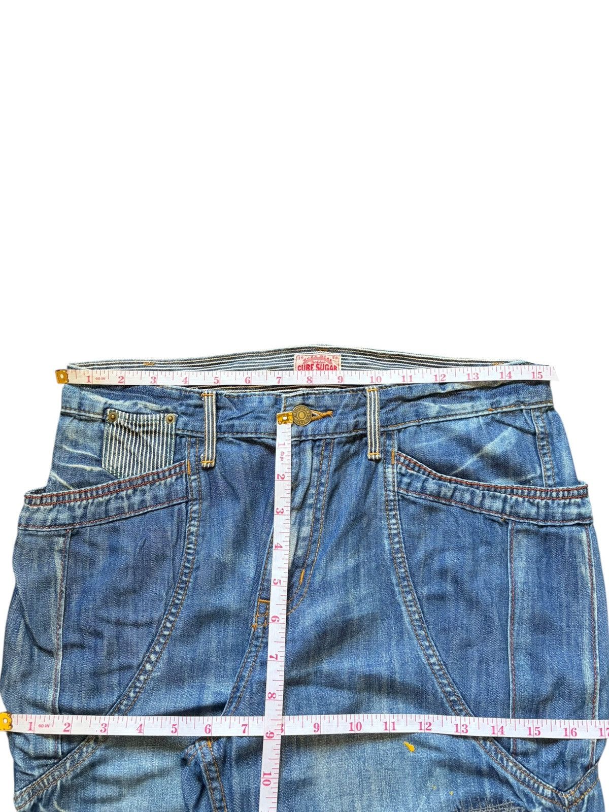 Dsquared2 Vintage Japanese Brand Painted Distressed Jeans Size 30" / US 8 / IT 44 - 6 Thumbnail