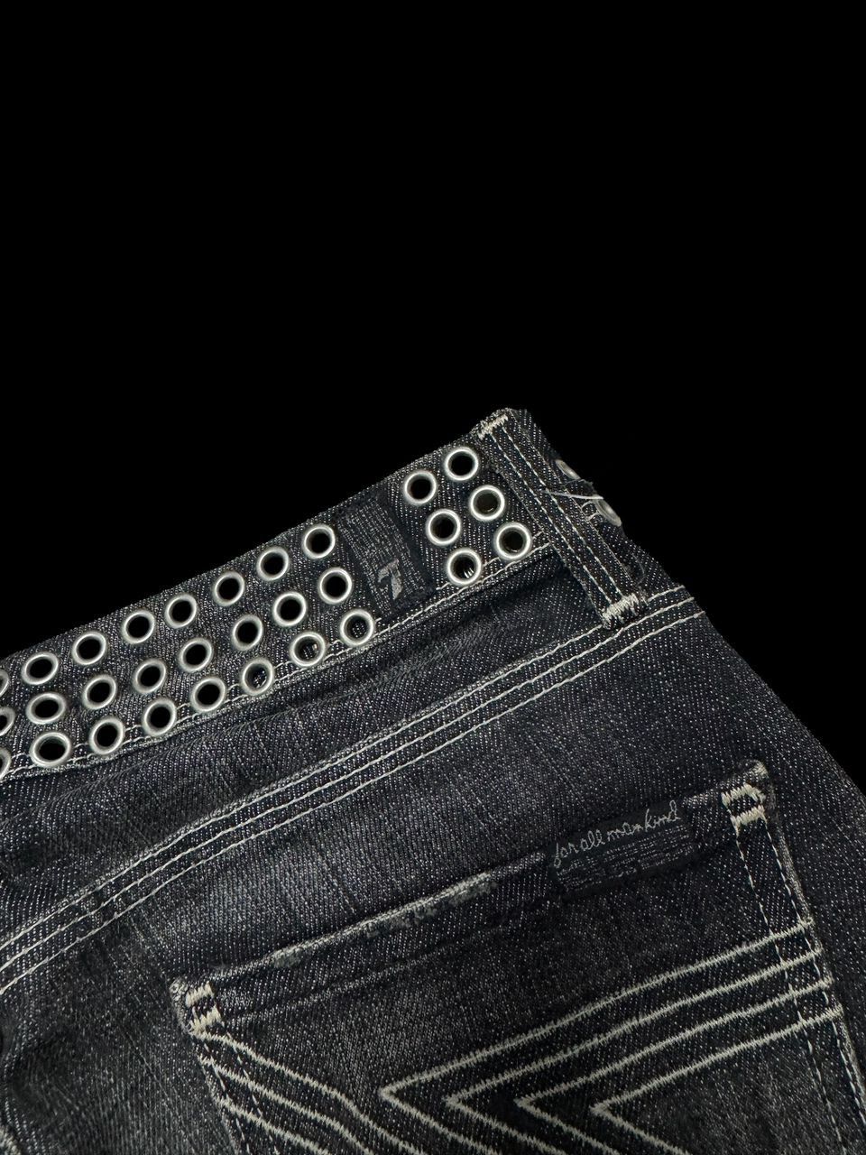 7 For All Mankind FLARED BELL BOTTOM 7 For All Mankind Sand Washed Insane Size US 26 / EU 42 - 19 Thumbnail