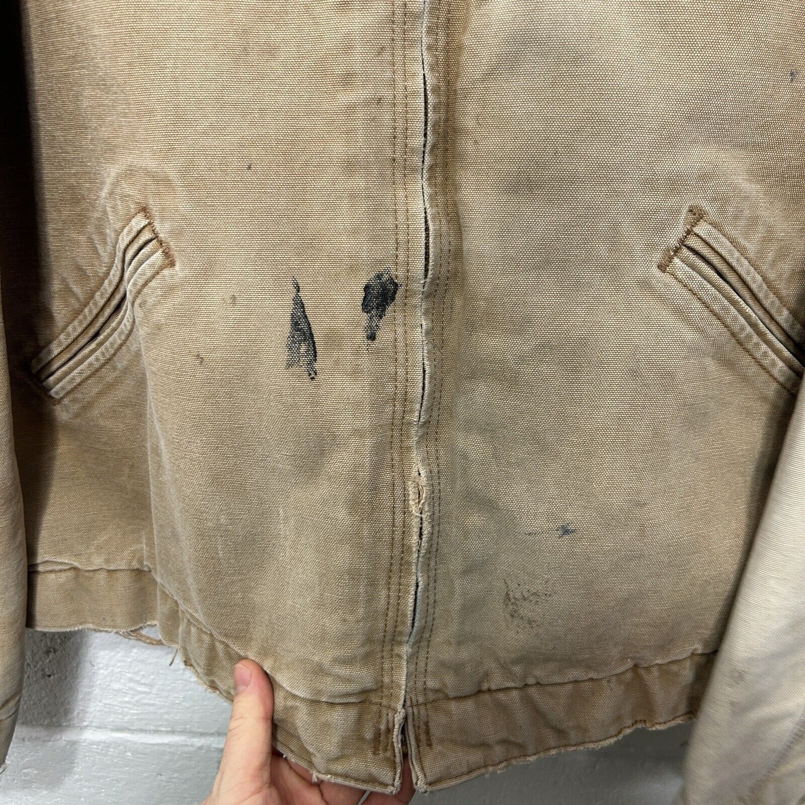 Carhartt Vintage Carhartt Blanket-Lined Detroit Jacket “Brown” J01 Size US XL / EU 56 / 4 - 6 Thumbnail