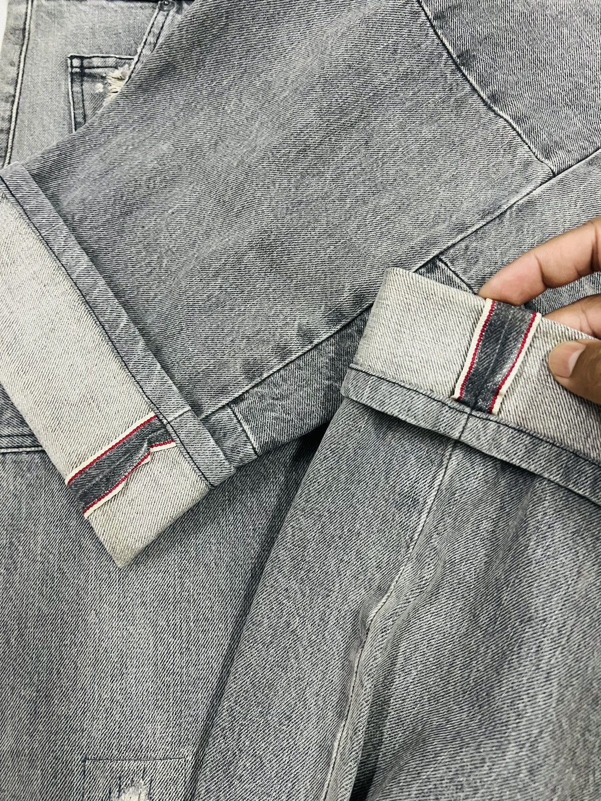 Hysteric Glamour × Japanese Brand Vintage Japanese Brand Patchwork Selvedge Denim Size US 33 - 17 Thumbnail