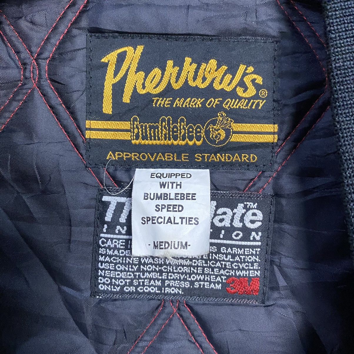 Pherrow's Pherrows x Bumblebee Quilted Bomber Jacket Size US M / EU 48-50 / 2 - 7 Thumbnail