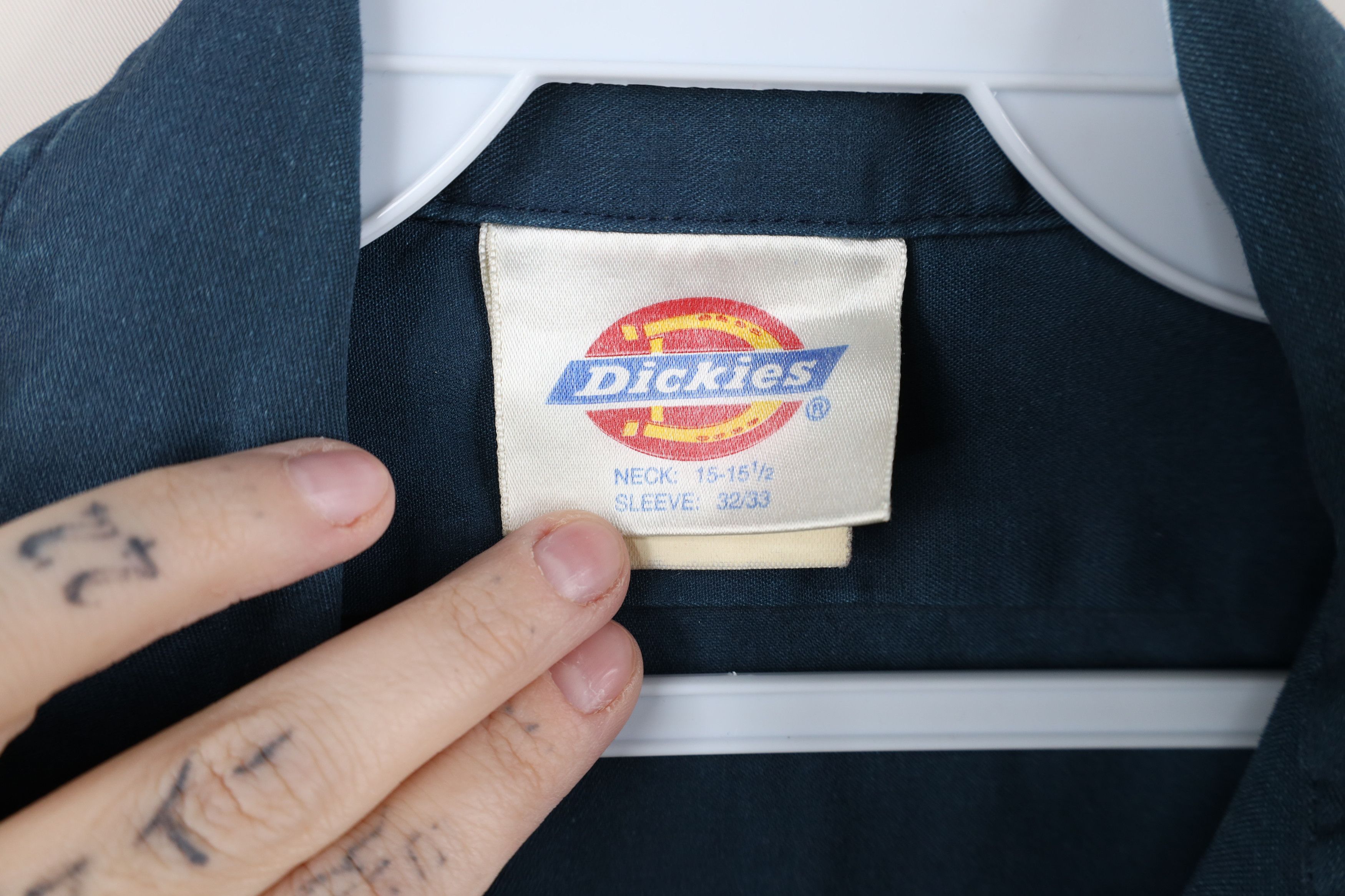 Dickies Vintage 90s Dickies Workwear Mechanic Button Shirt USA Size US M / EU 48-50 / 2 - 12 Thumbnail