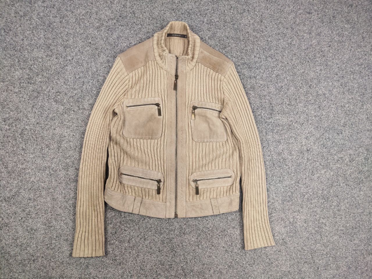 Hysteric Glamour Vtg Japan Hysteric Glamour Yamamoto Style ribbed Zip Sweater Size US S / EU 44-46 / 1 - 9 Thumbnail