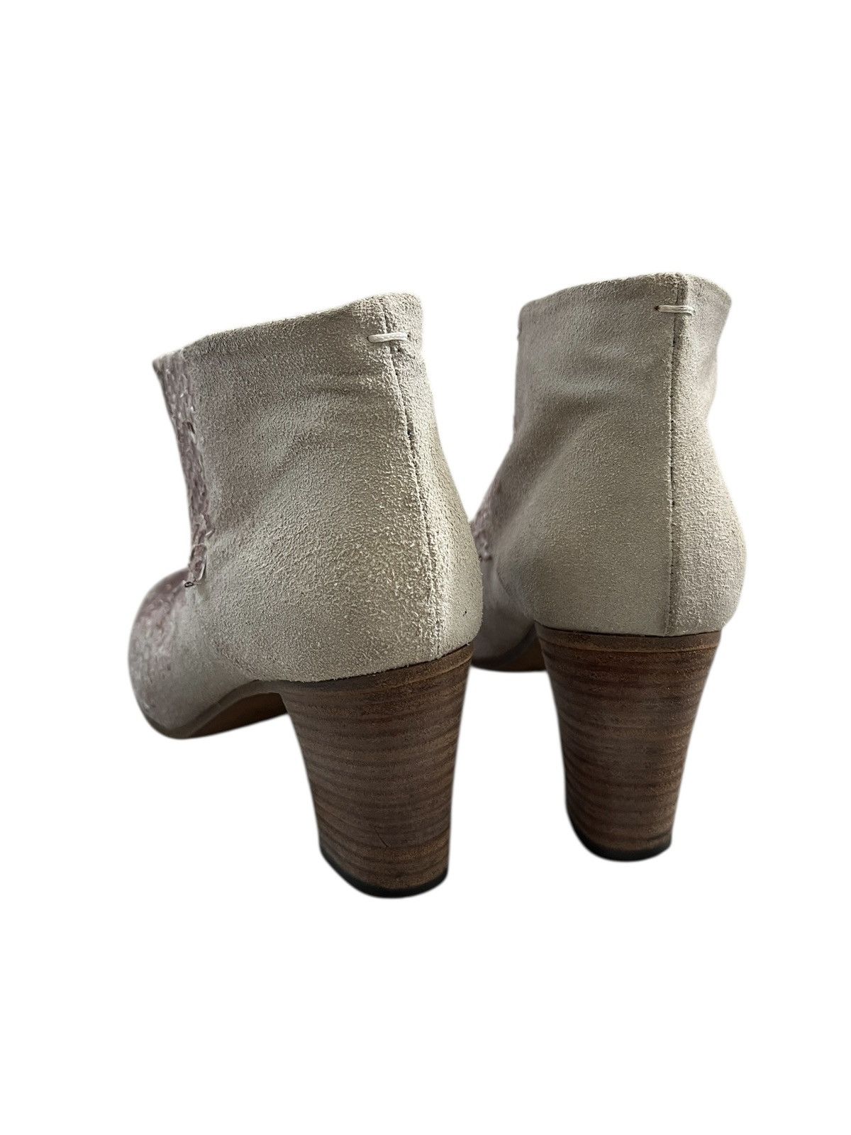 Maison Margiela Maison Margiela ‘11” Snakeskin Suede Leather Ankle Boots Size US 7 / IT 37 - 5 Thumbnail