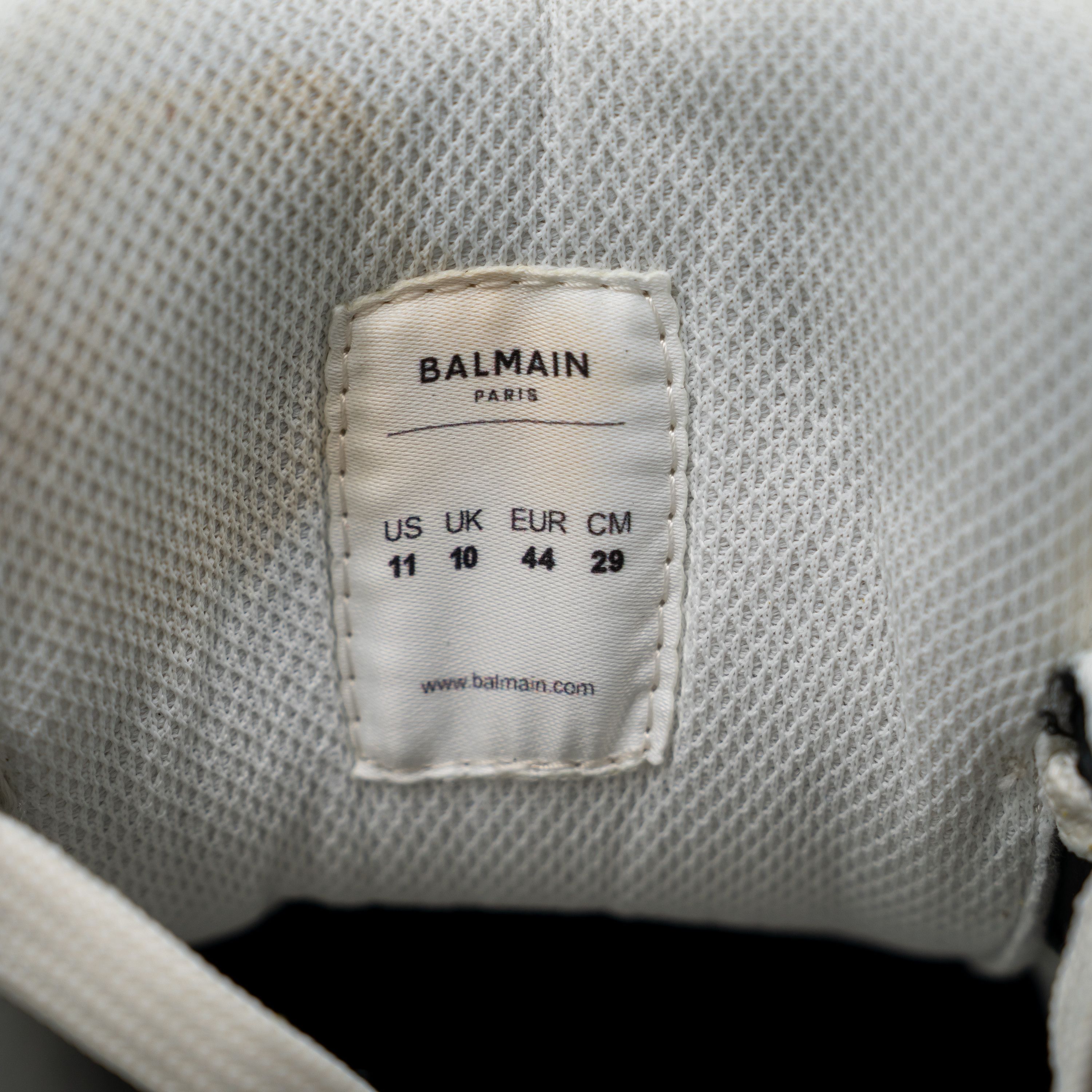 Balmain 44 11 US Balmain B-East White Black Yellow Sneakers Leather Size US 11 / EU 44 - 13 Thumbnail