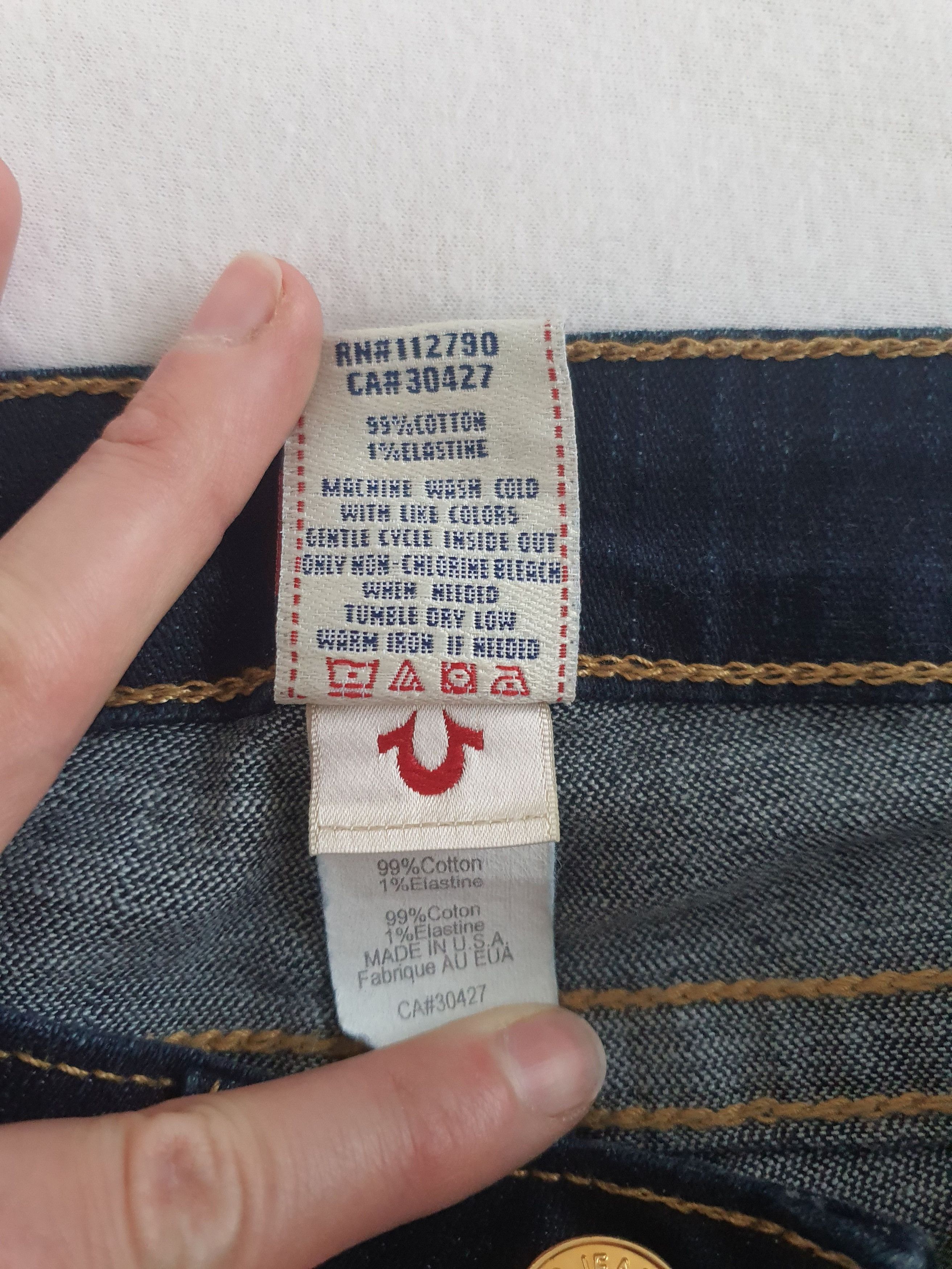 True Religion STELLA Skinny Denim Jeans - Made in USA - W25 L32 (25x32) Size 25" / US 0 / IT 36 - 6 Thumbnail