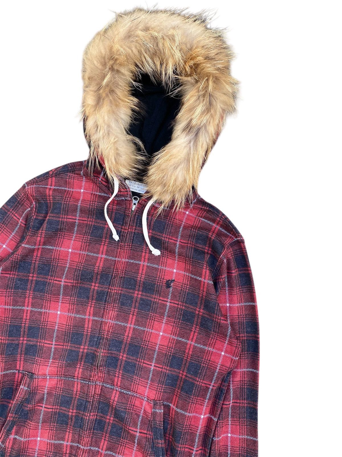 If Six Was Nine × KMRii × Yasuyuki Ishii Faux Fur Back Number Hoodie Diesel Ifsix Lgb Styled Size US L / EU 52-54 / 3 - 3 Thumbnail