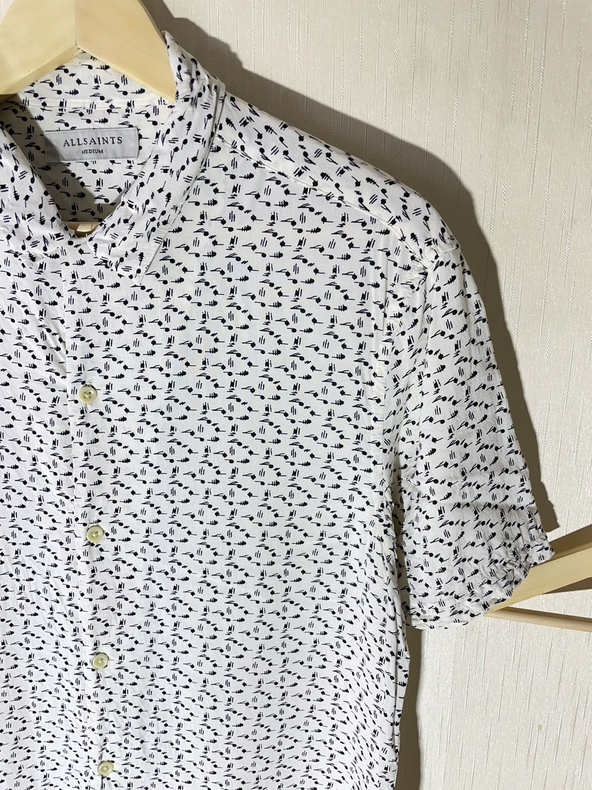 Allsaints × Japanese Brand Allsaints streetwear shirt Size US M / EU 48-50 / 2 - 2 Thumbnail