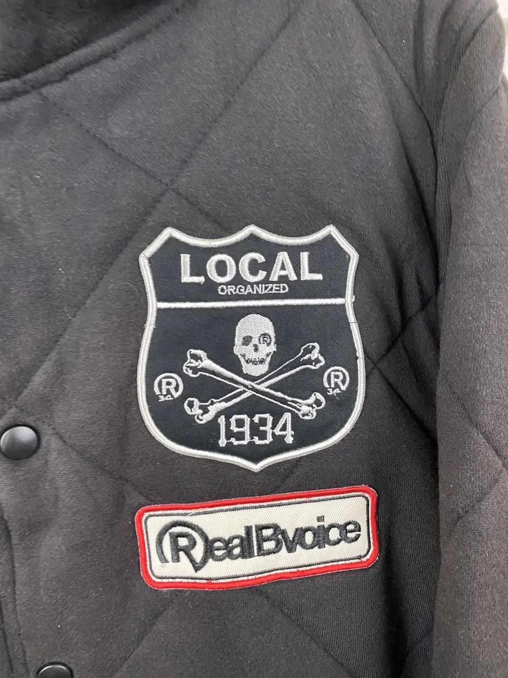 Vintage Vintage Real BVoice Varsity Jacket Black Size US XL / EU 56 / 4 - 7 Thumbnail